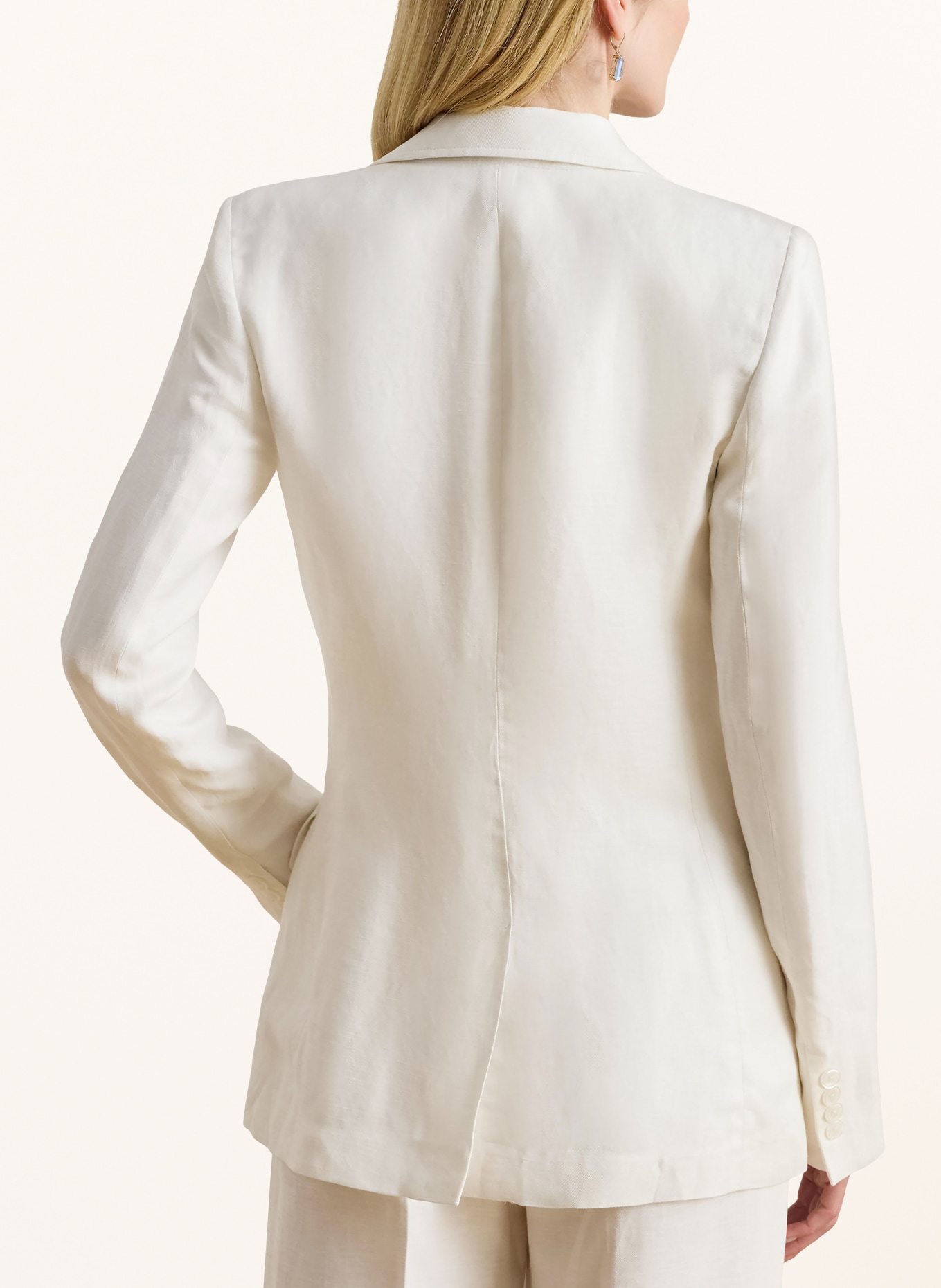 LAUREN RALPH LAUREN Blazer WILONA mit Leinen: WEISS