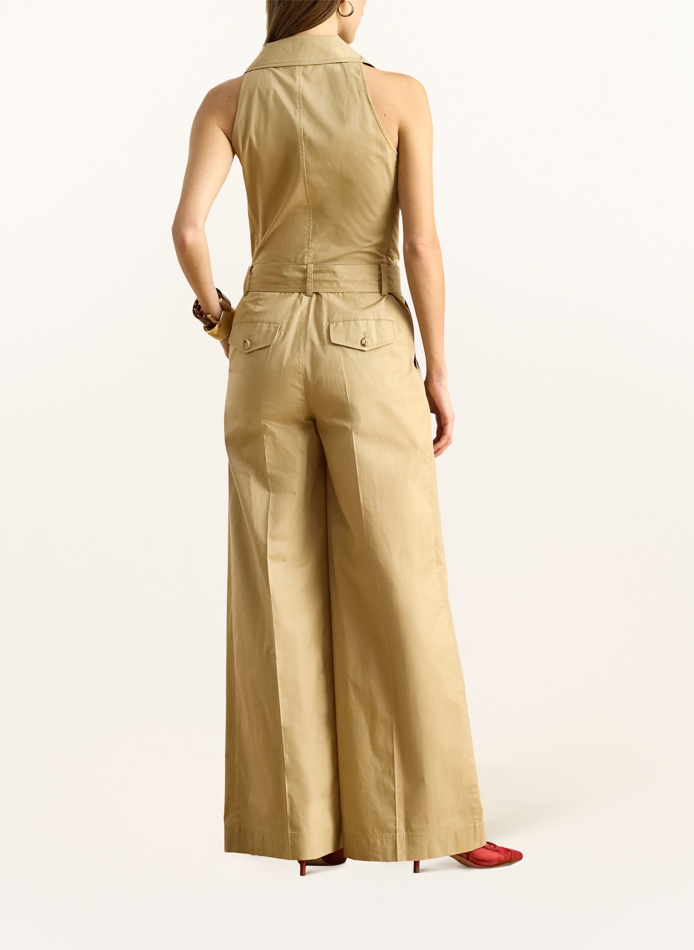 LAUREN RALPH LAUREN Jumpsuit: BEIGE