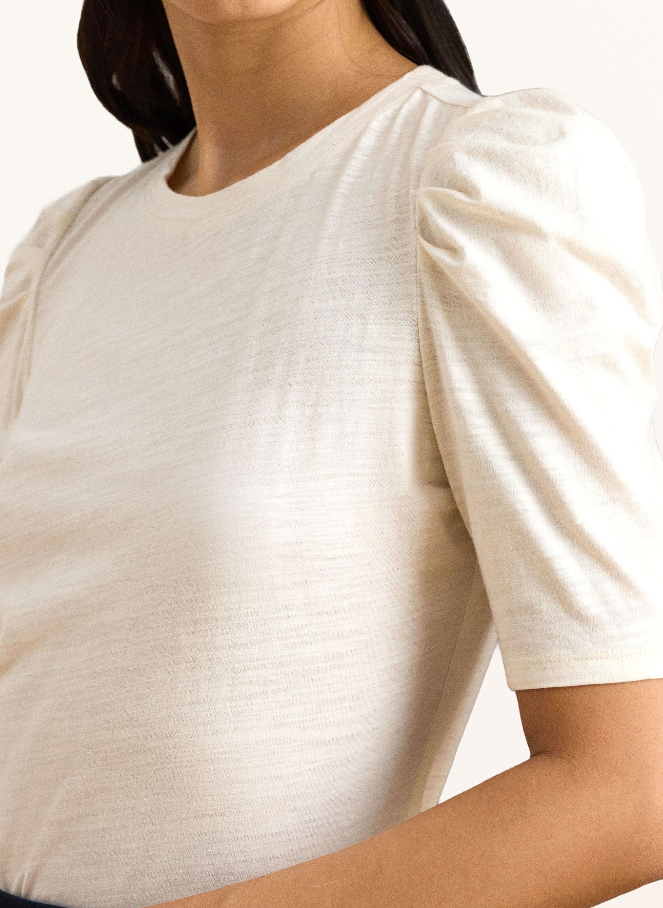 LAUREN RALPH LAUREN T-Shirt: CREME