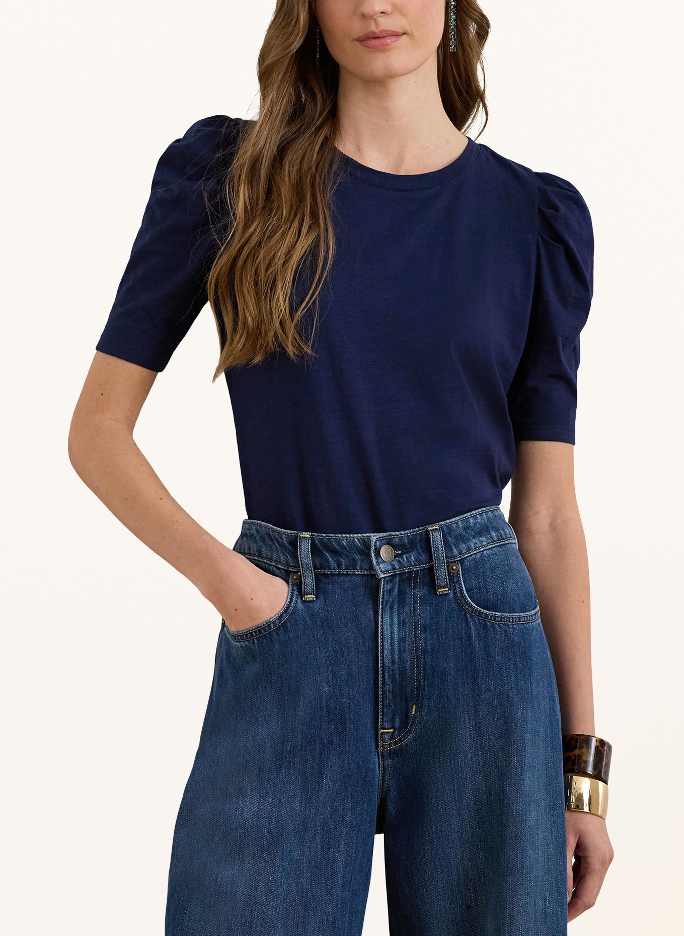 LAUREN RALPH LAUREN T-shirt: DARK BLUE