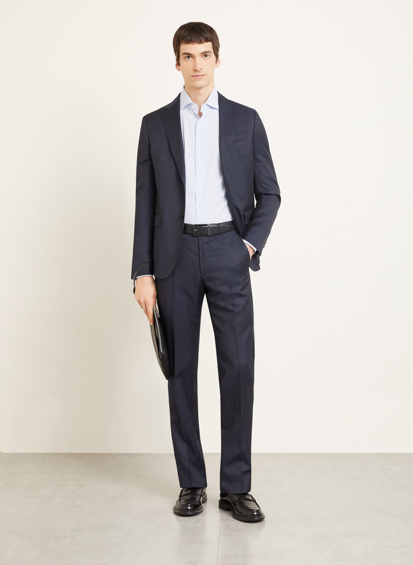 ZEGNA Hemd Regular Fit: HELLBLAU / WEISS
