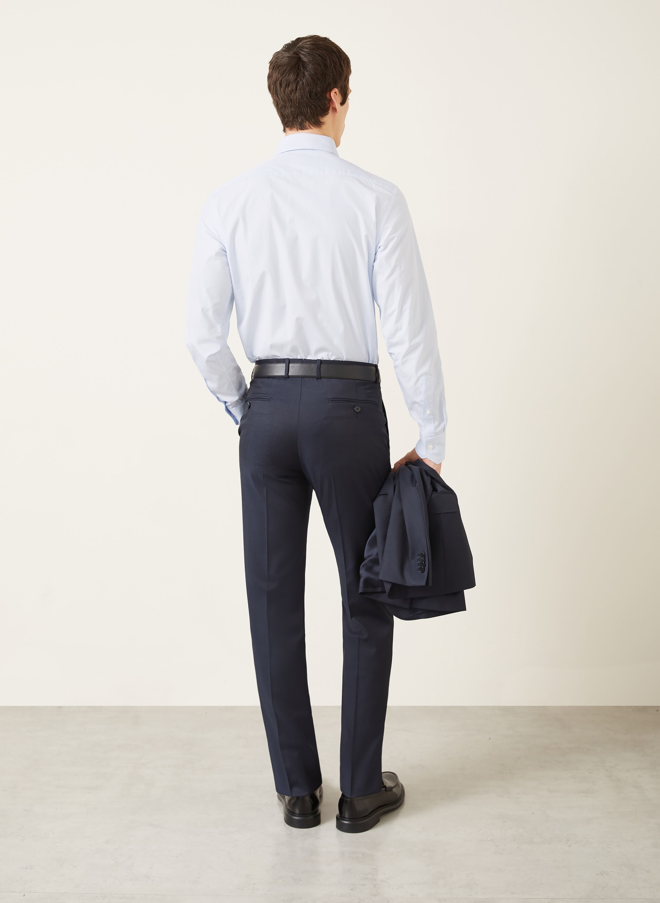 ZEGNA Hemd Regular Fit: HELLBLAU / WEISS