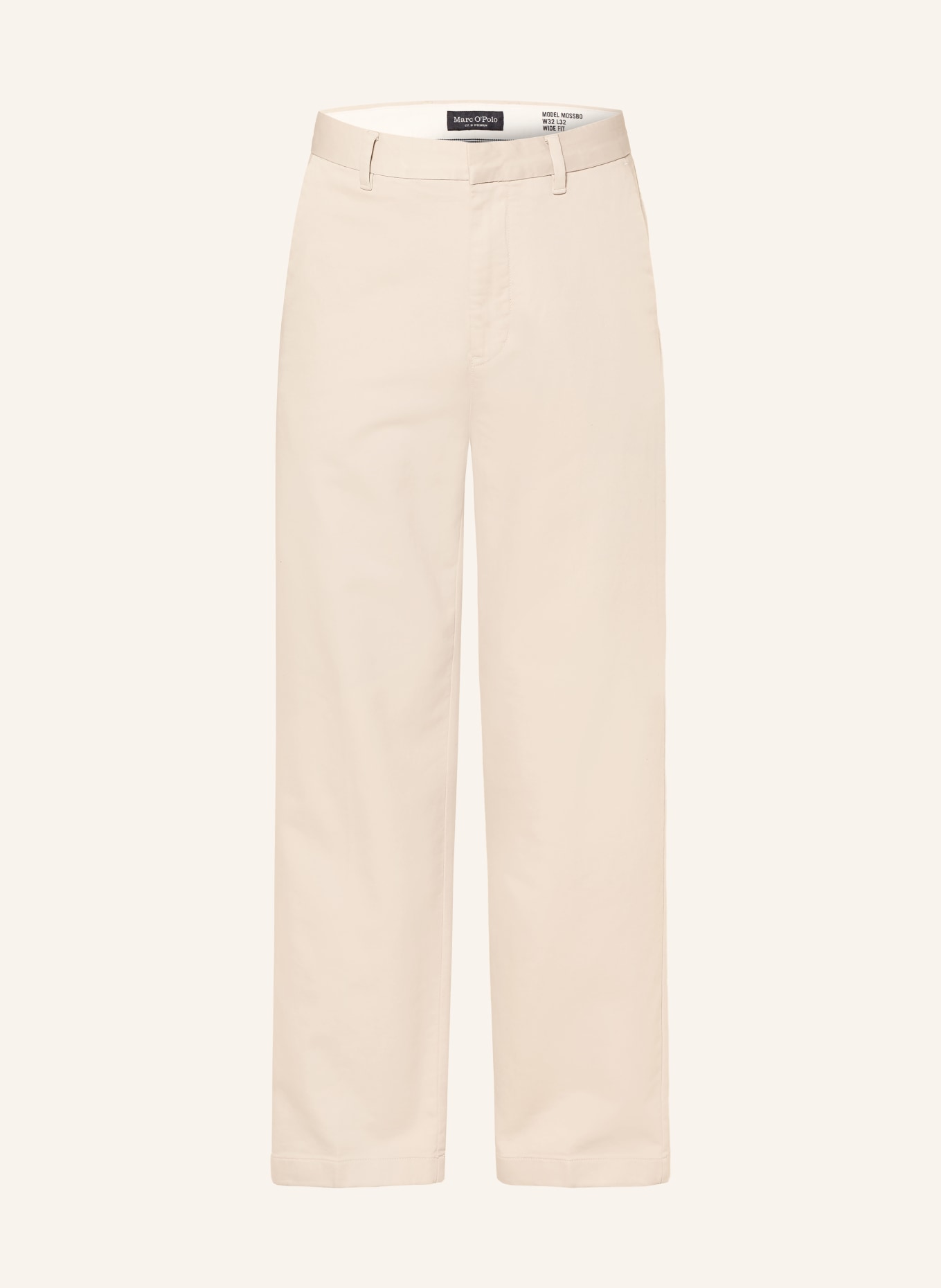 Marc O'Polo Chino MOSSBO Wide Fit: ECRU