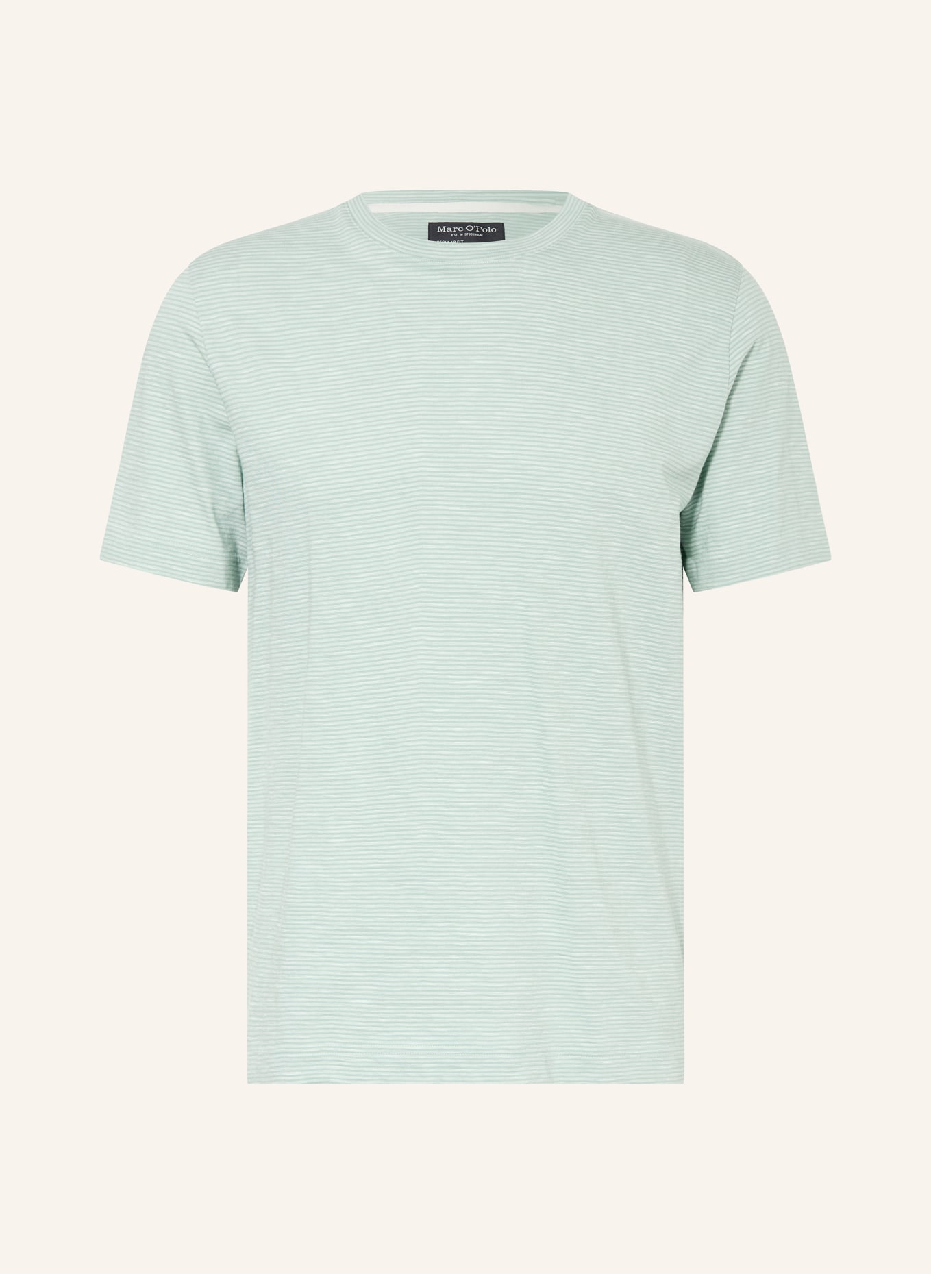 Marc O'Polo T-shirt: GREEN / WHITE
