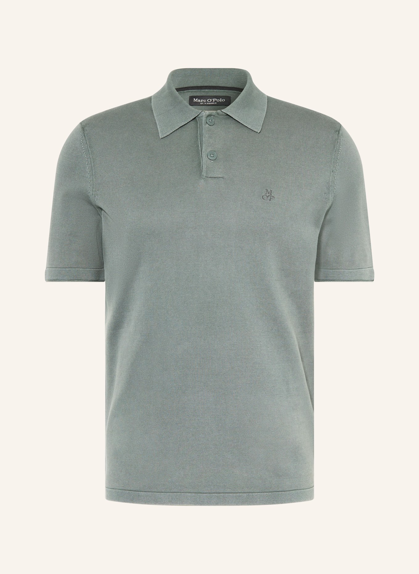 Marc O'Polo Piqué-Poloshirt: DUNKELGRAU