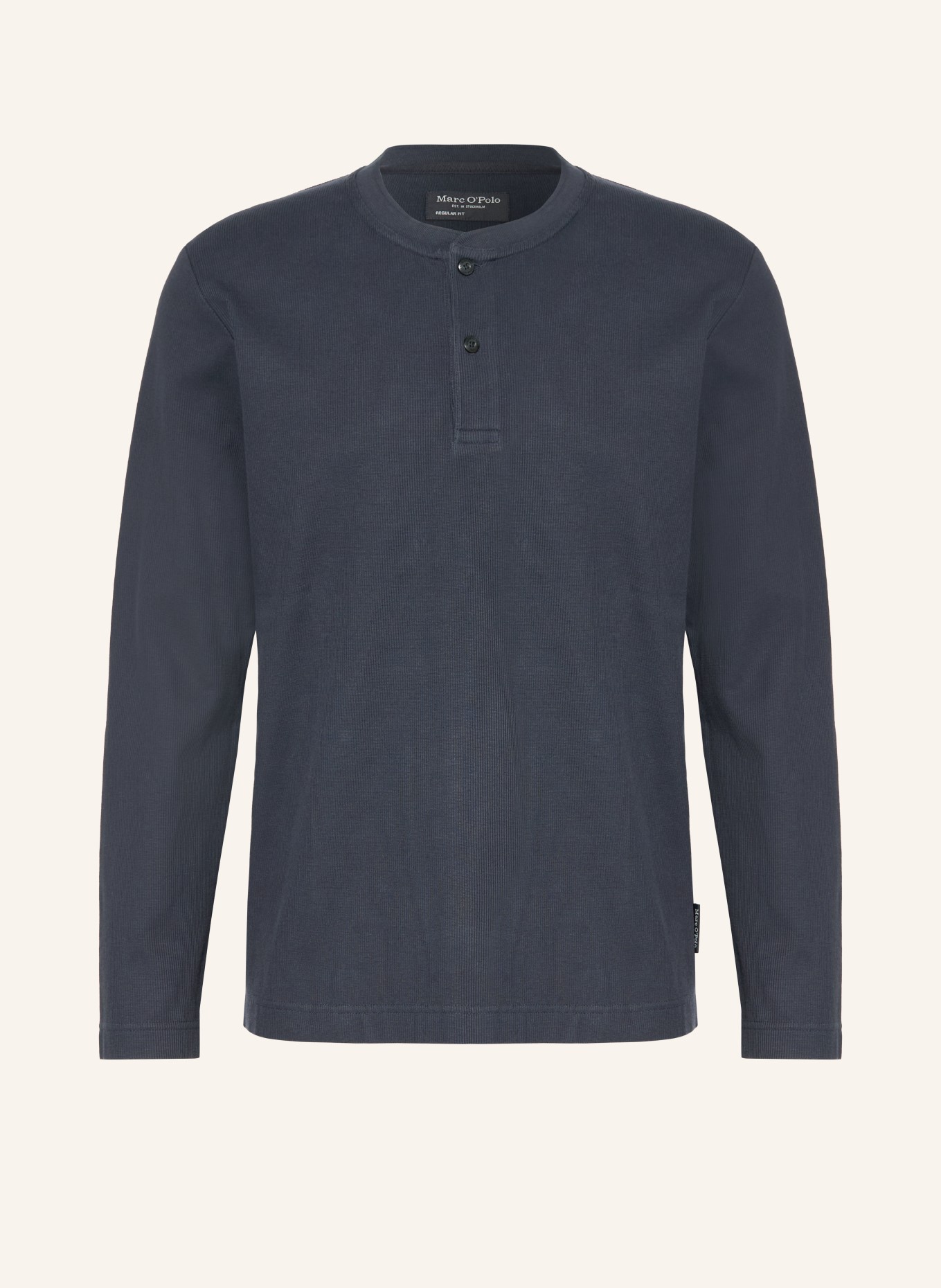 Marc O'Polo Henley shirt: DARK BLUE