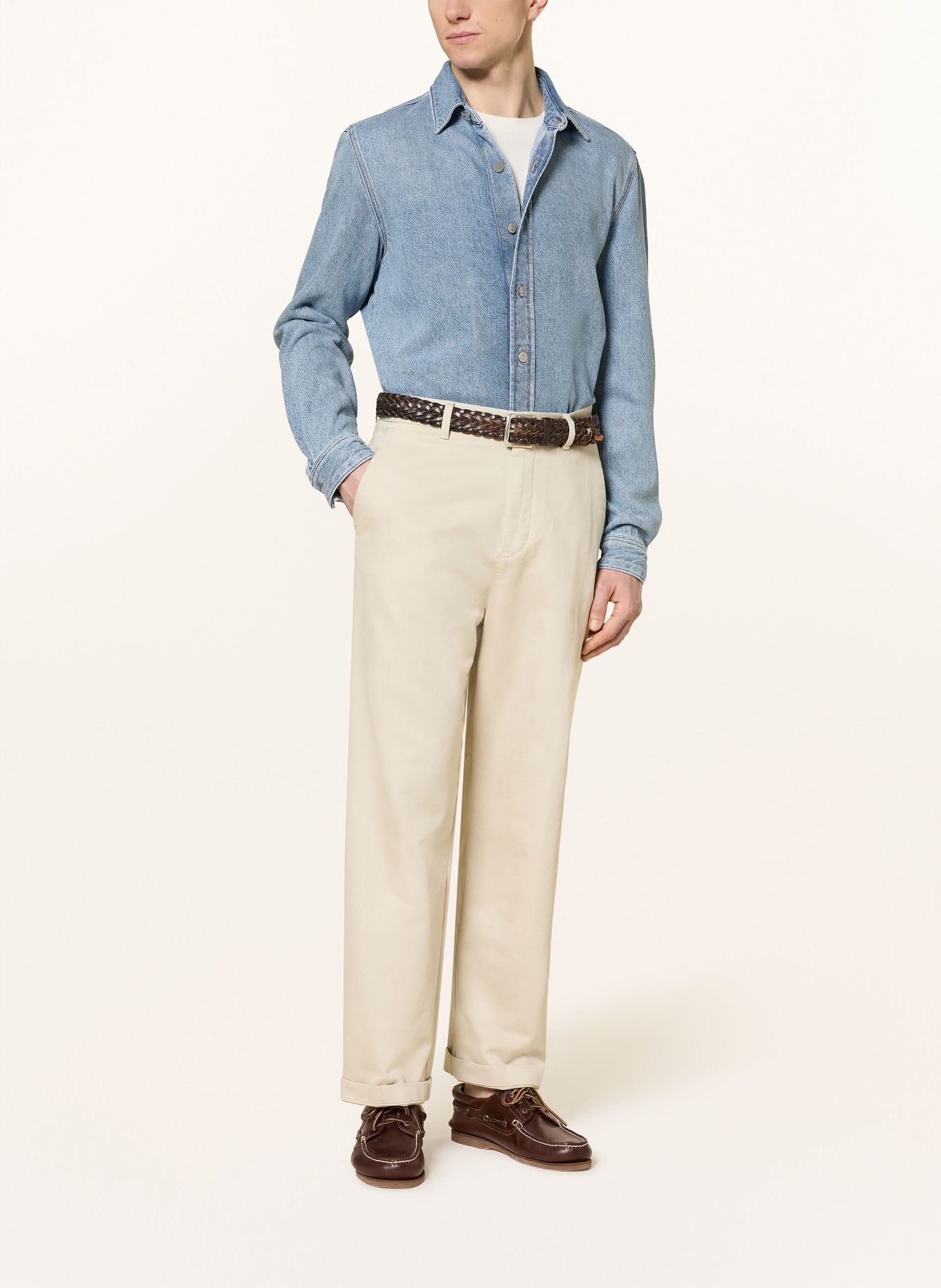 Marc O'Polo Regular fit denim shirt: LIGHT BLUE