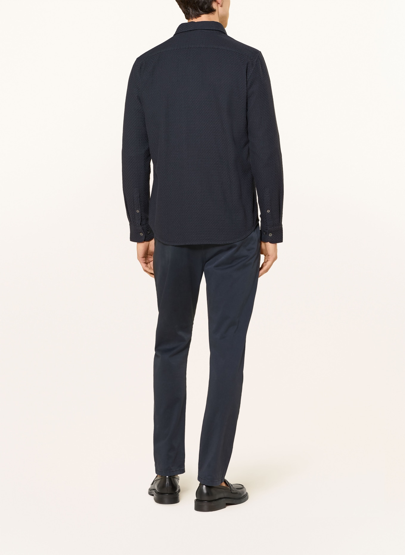 Marc O'Polo Hemd Shaped Fit: DUNKELBLAU