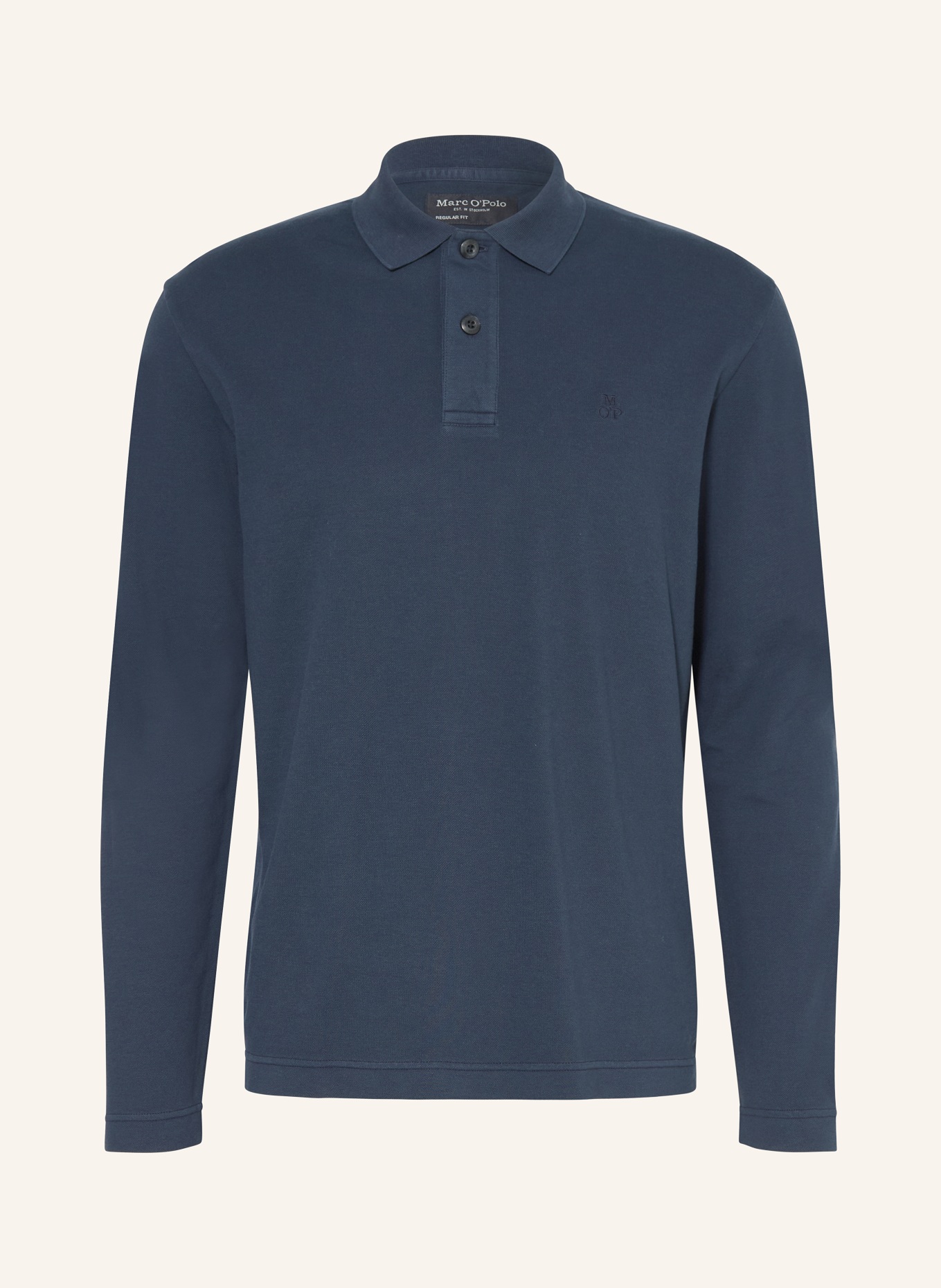 Marc O'Polo piqué polo shirt: DARK BLUE