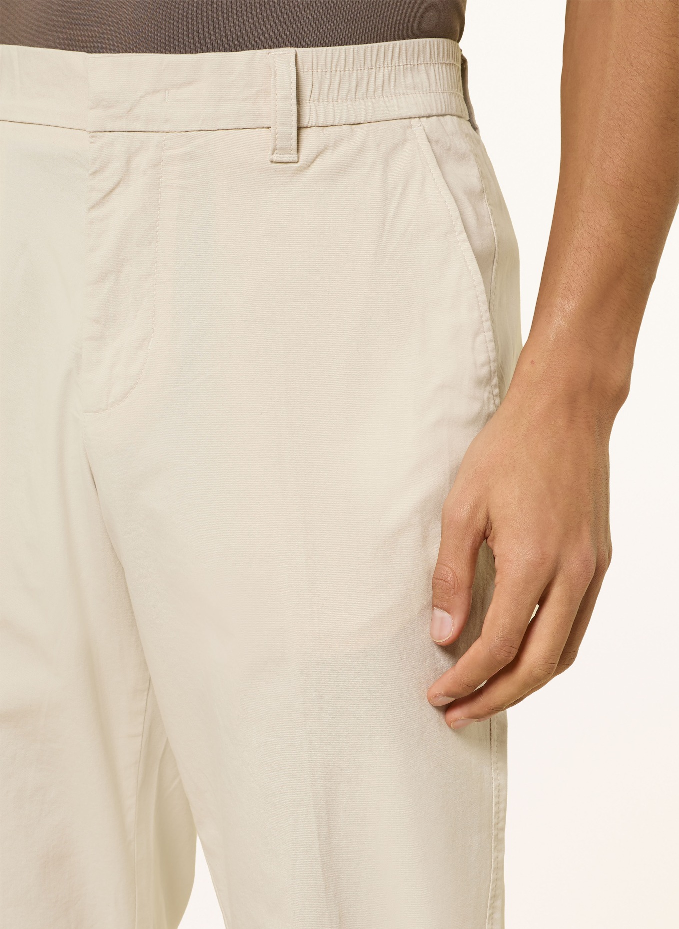 Marc O'Polo Chino MOROT JOGGER Tapered Fit: CREME