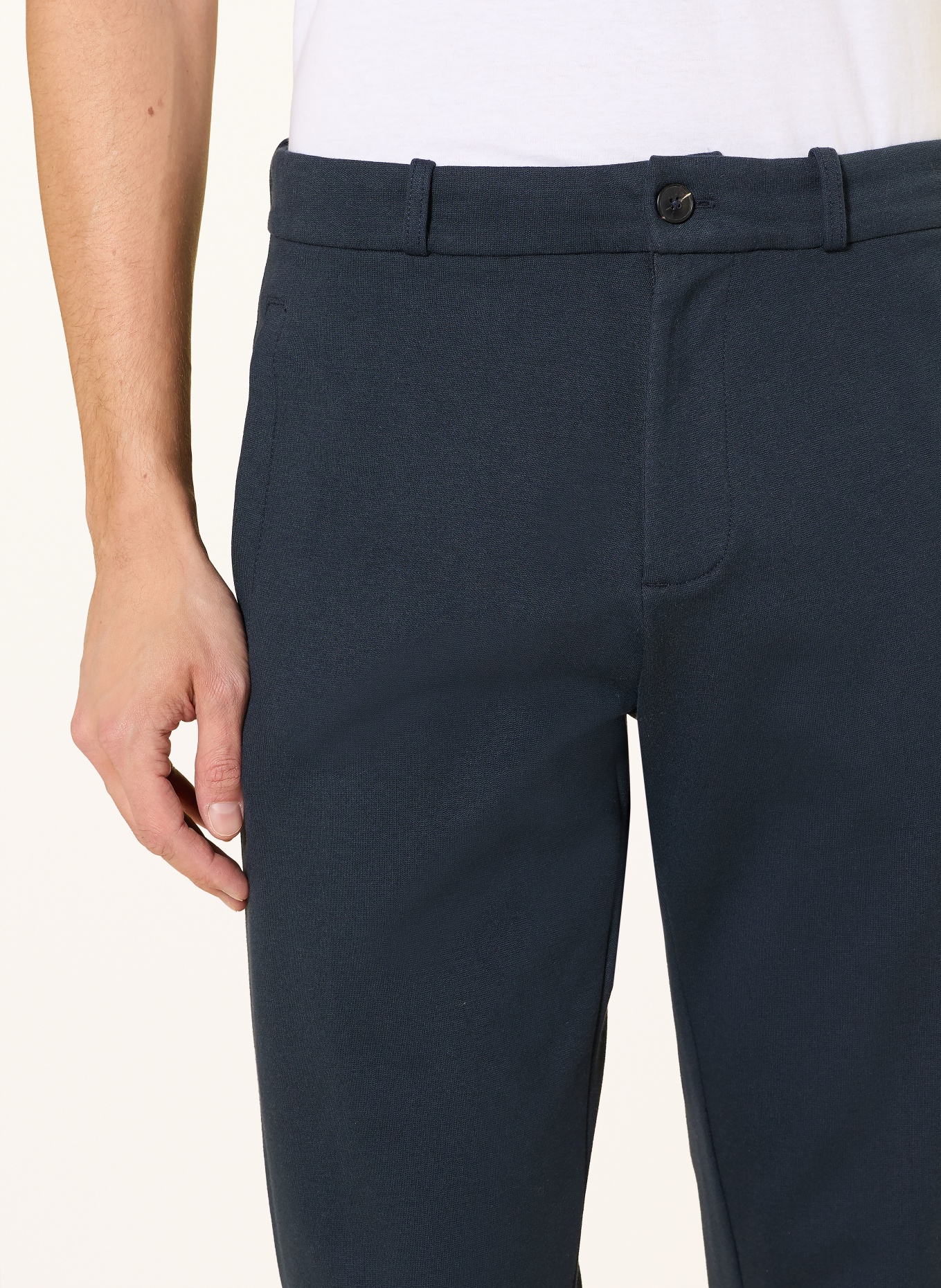 Marc O'Polo Chino Regular Fit aus Jersey: DUNKELBLAU