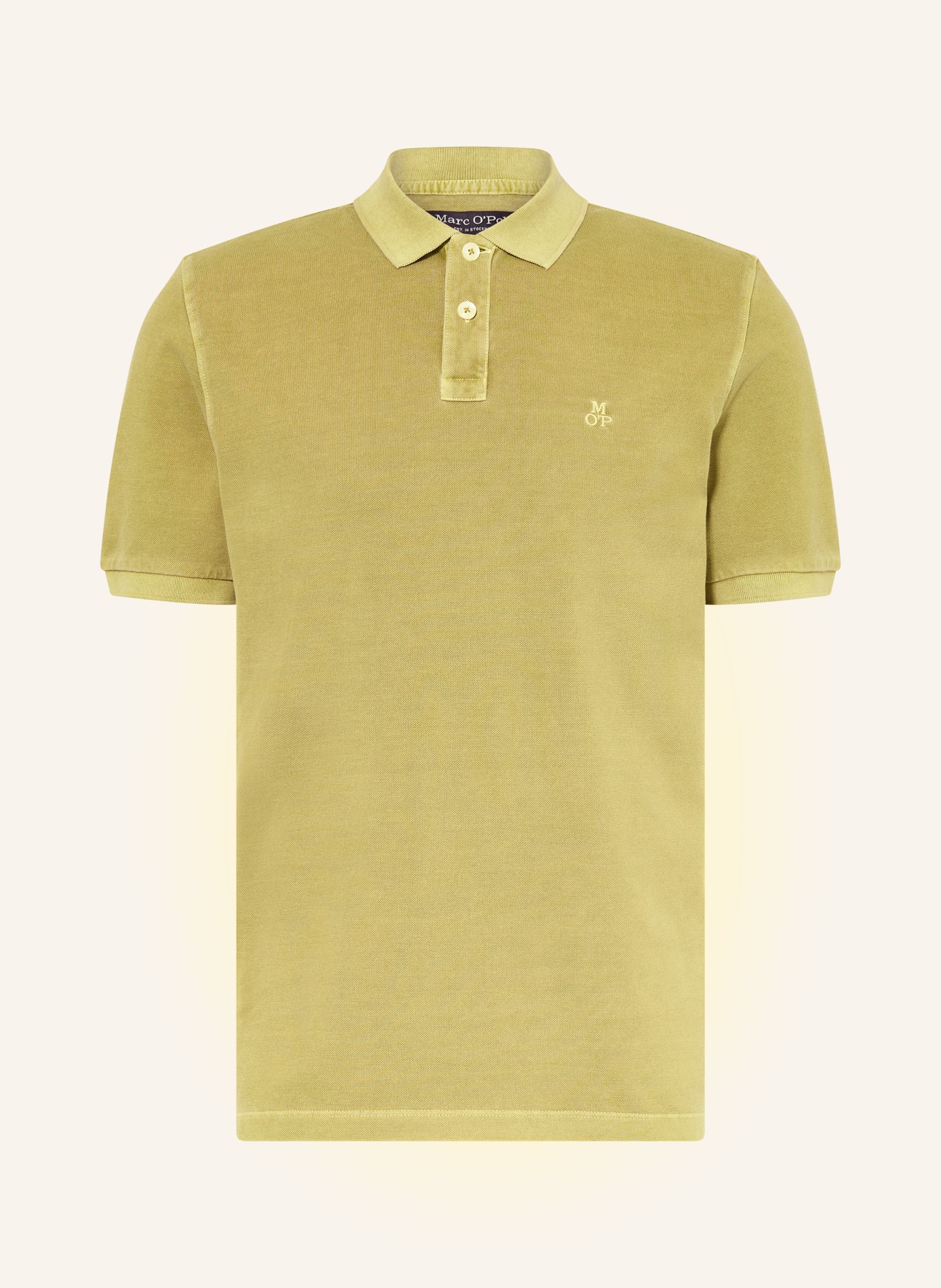 Marc O'Polo Piqué poloshirt: LICHTGROEN