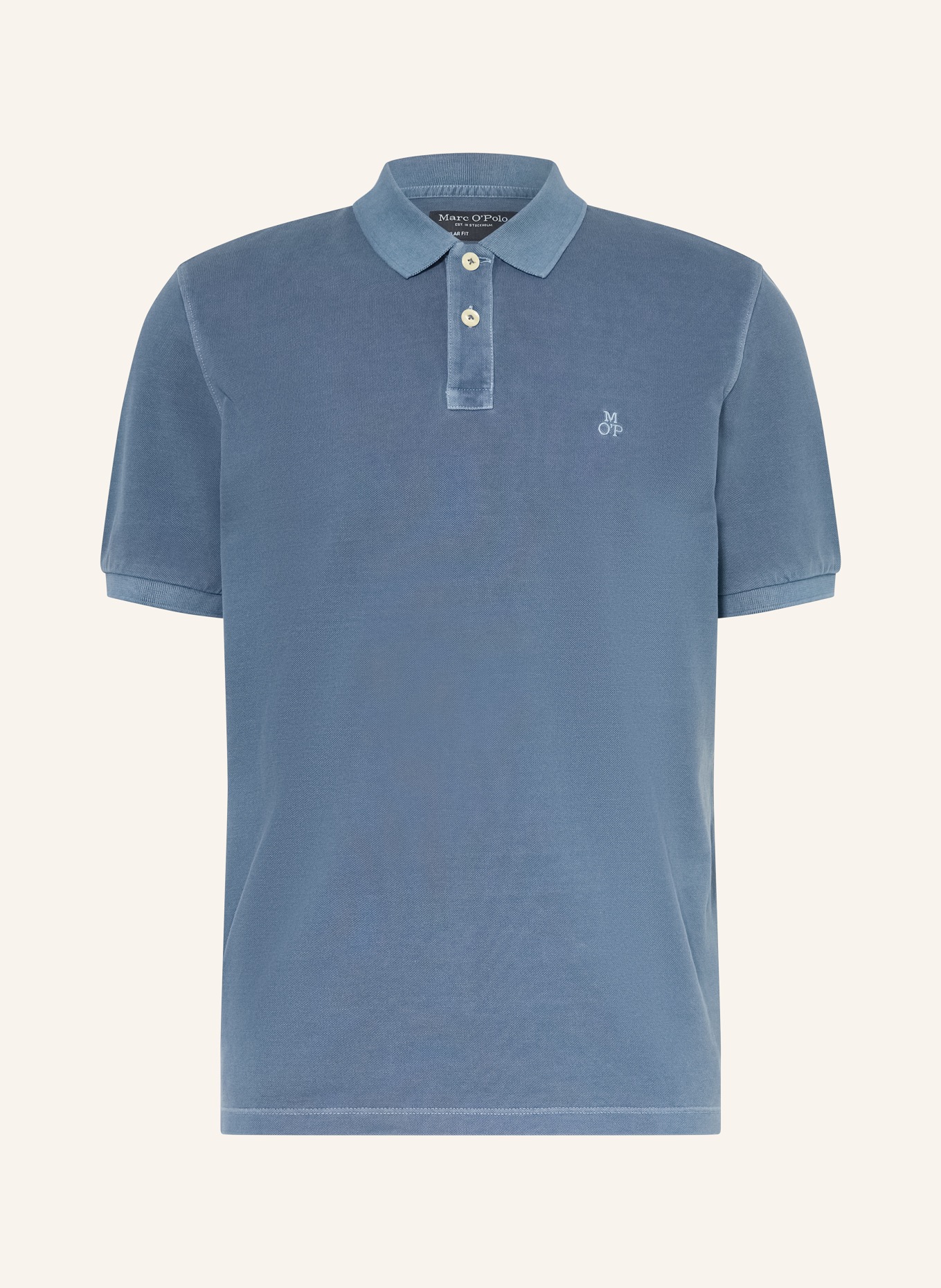 Marc O'Polo piqué polo shirt: BLUE