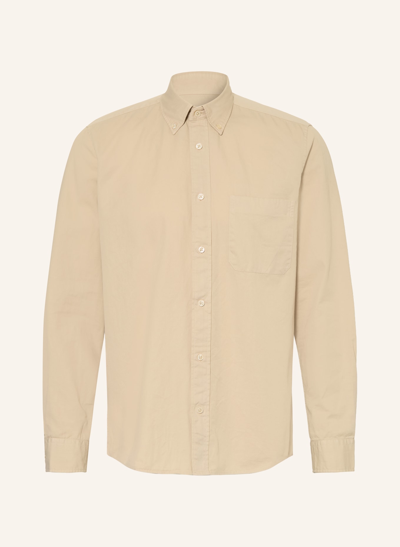 Marc O'Polo Košile Regular Fit: BÉŽOVÁ