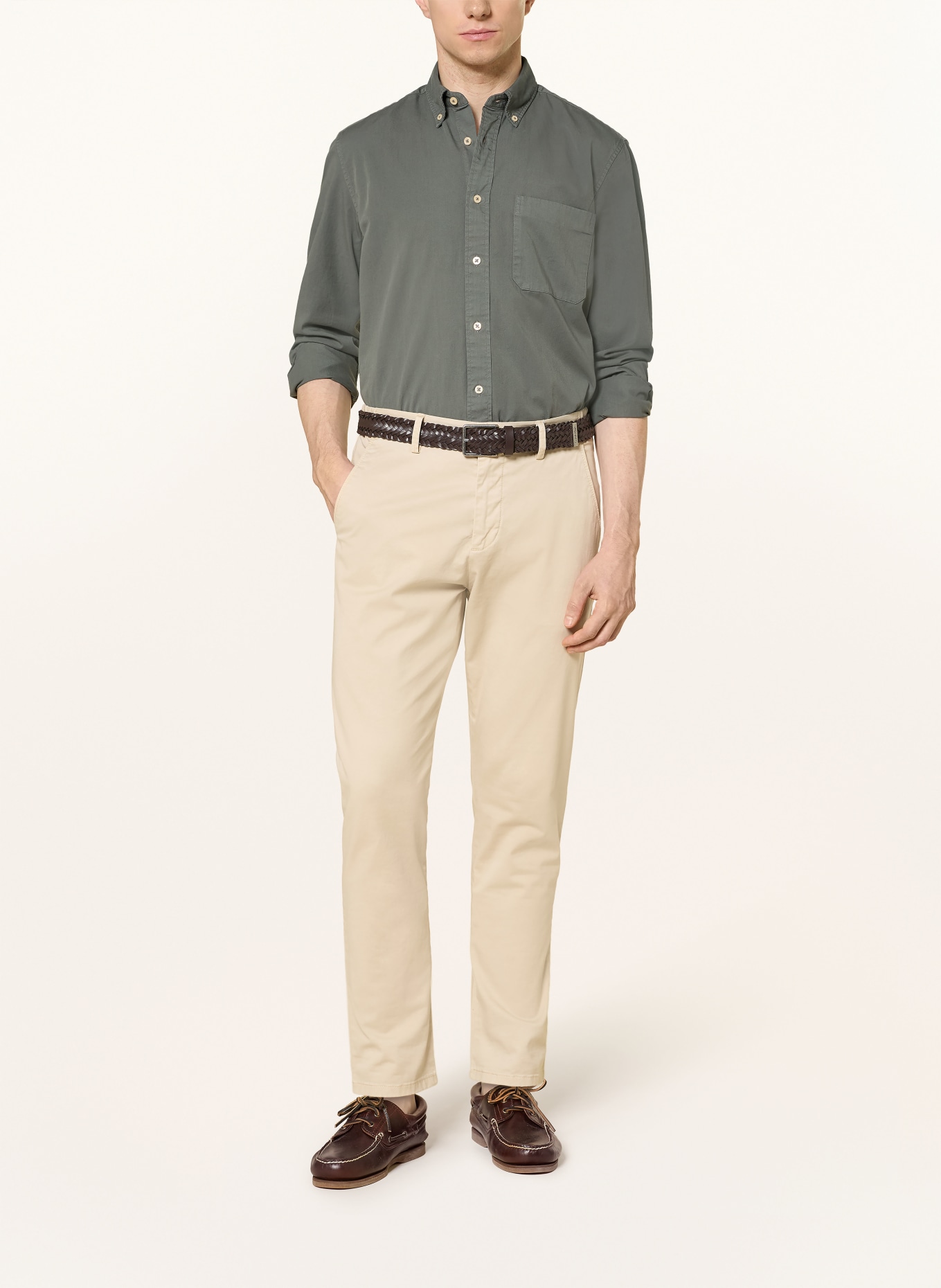Marc O'Polo Hemd Regular Fit: KHAKI