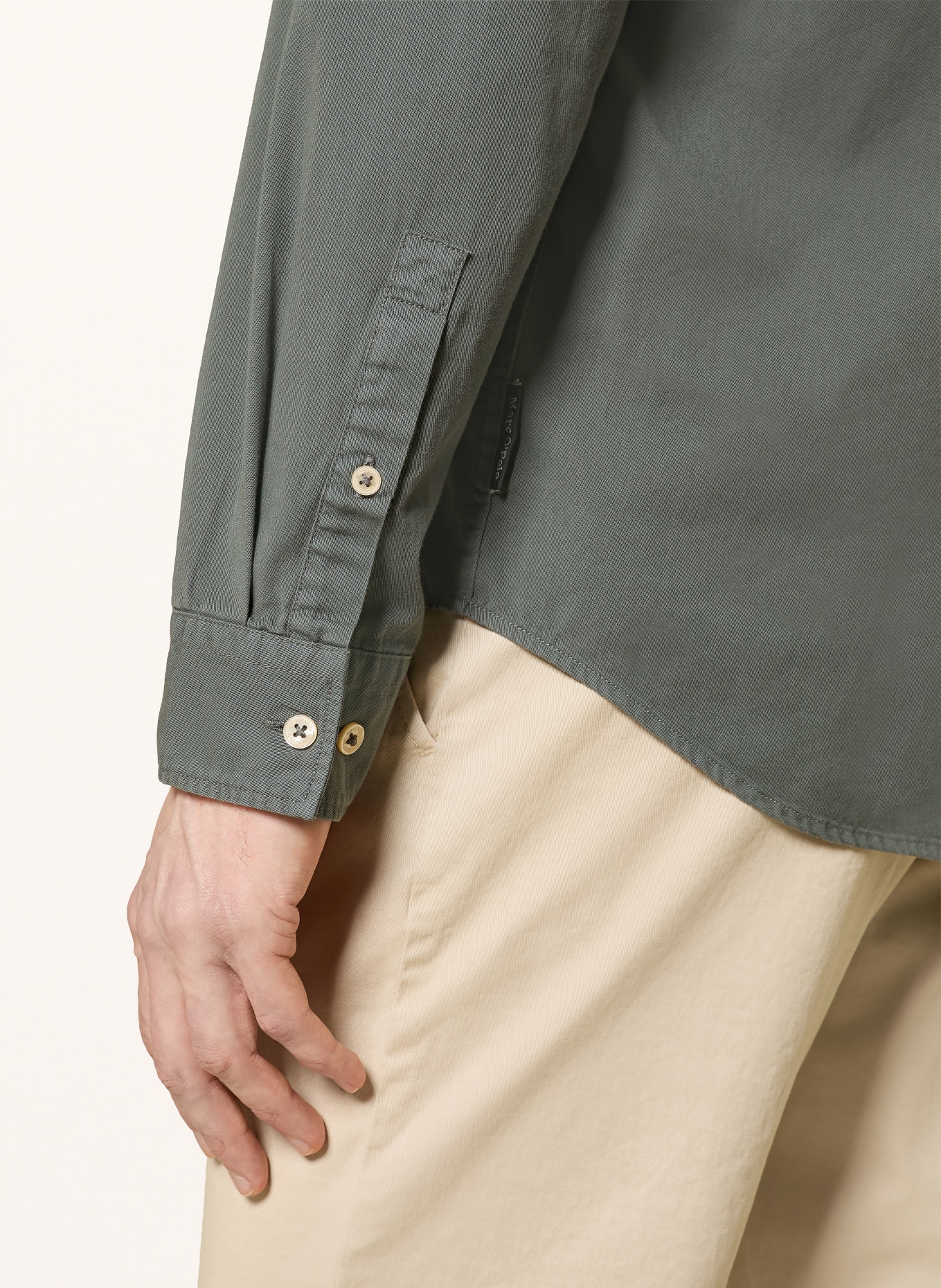 Marc O'Polo Hemd Regular Fit: KHAKI