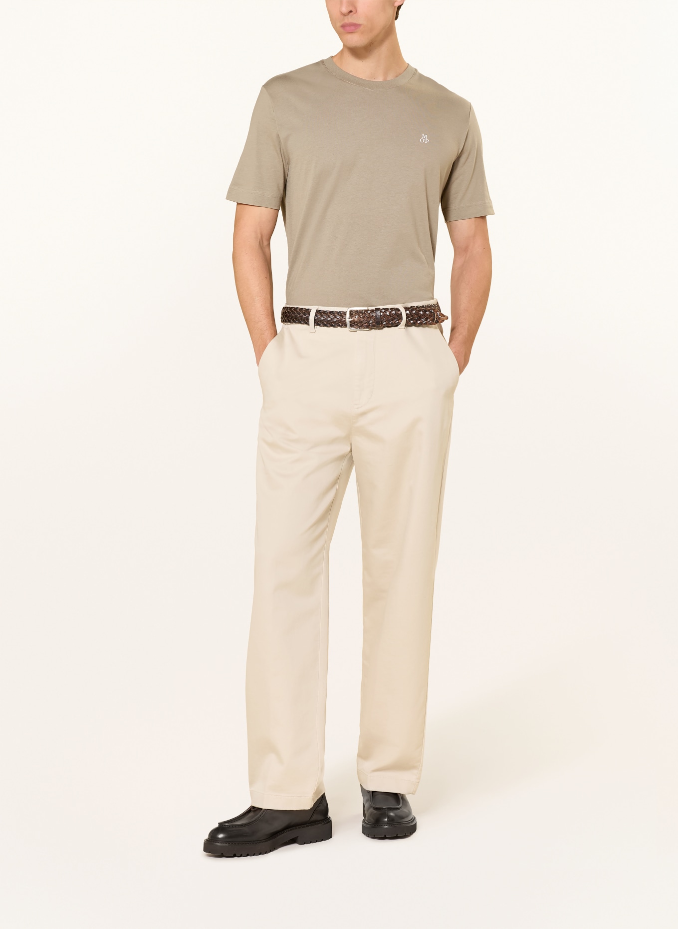 Marc O'Polo T-Shirt: HELLBRAUN