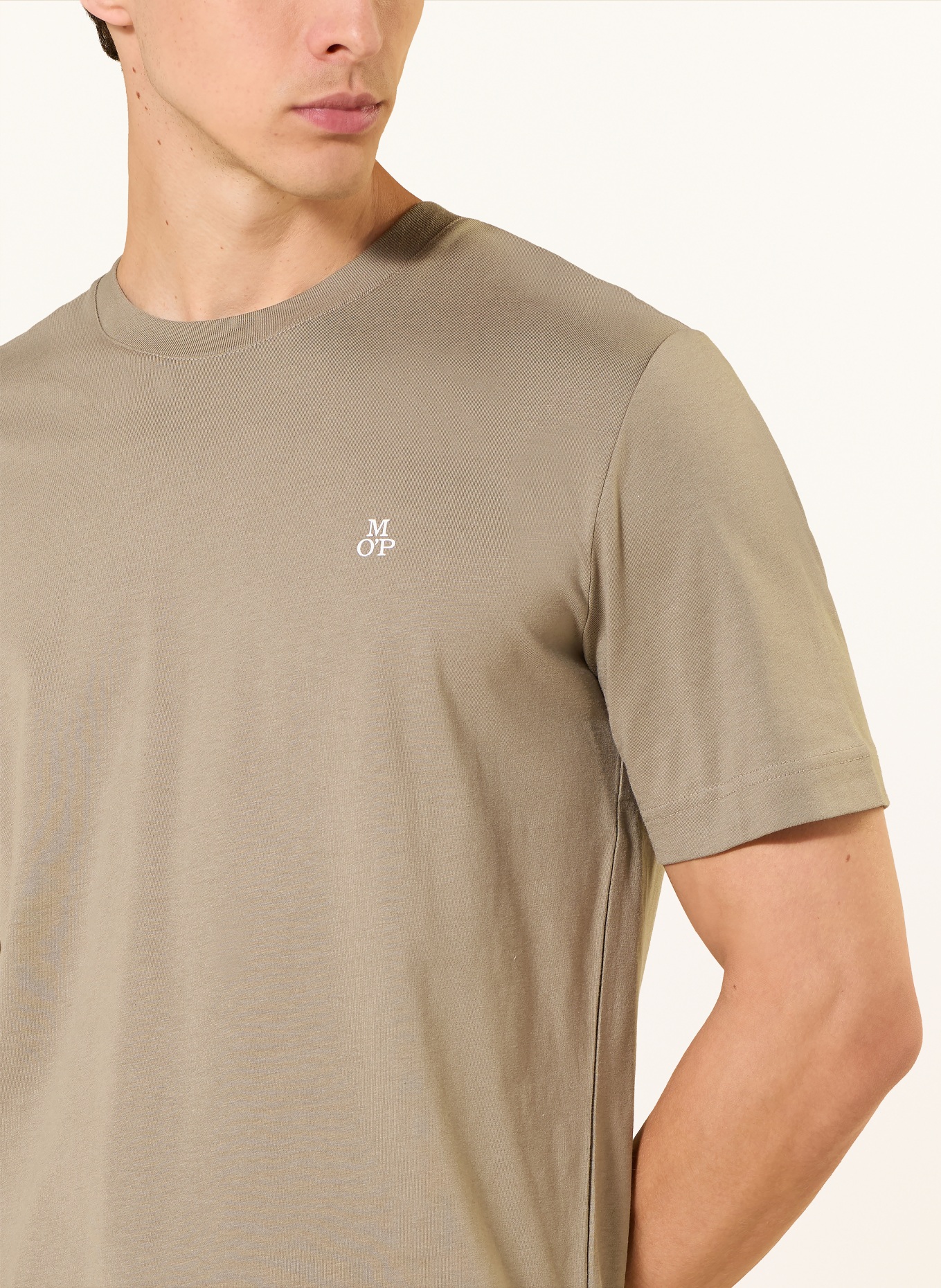 Marc O'Polo T-Shirt: HELLBRAUN