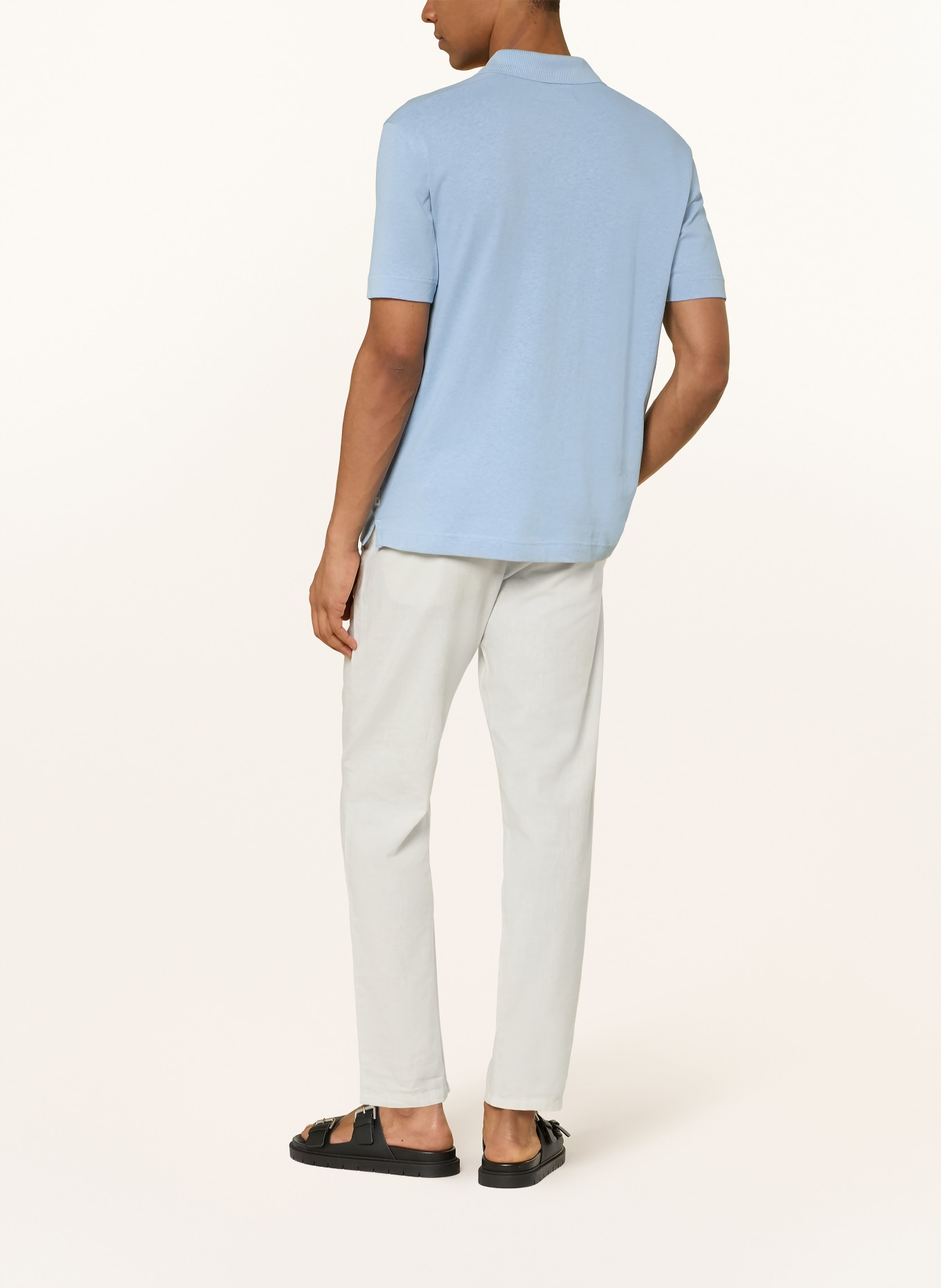 Marc O'Polo Jersey-Poloshirt Regular Fit: HELLBLAU