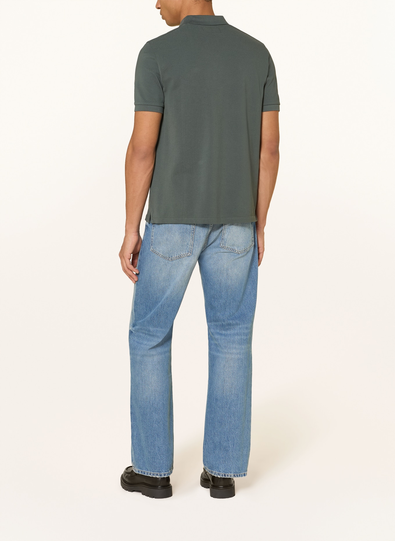 Marc O'Polo Piqué-Poloshirt Regular Fit: DUNKELGRÜN