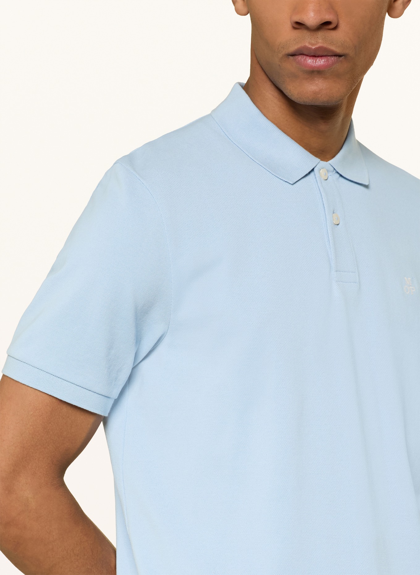 Marc O'Polo Piqué polokošile Regular Fit: TMAVĚ MODRÁ