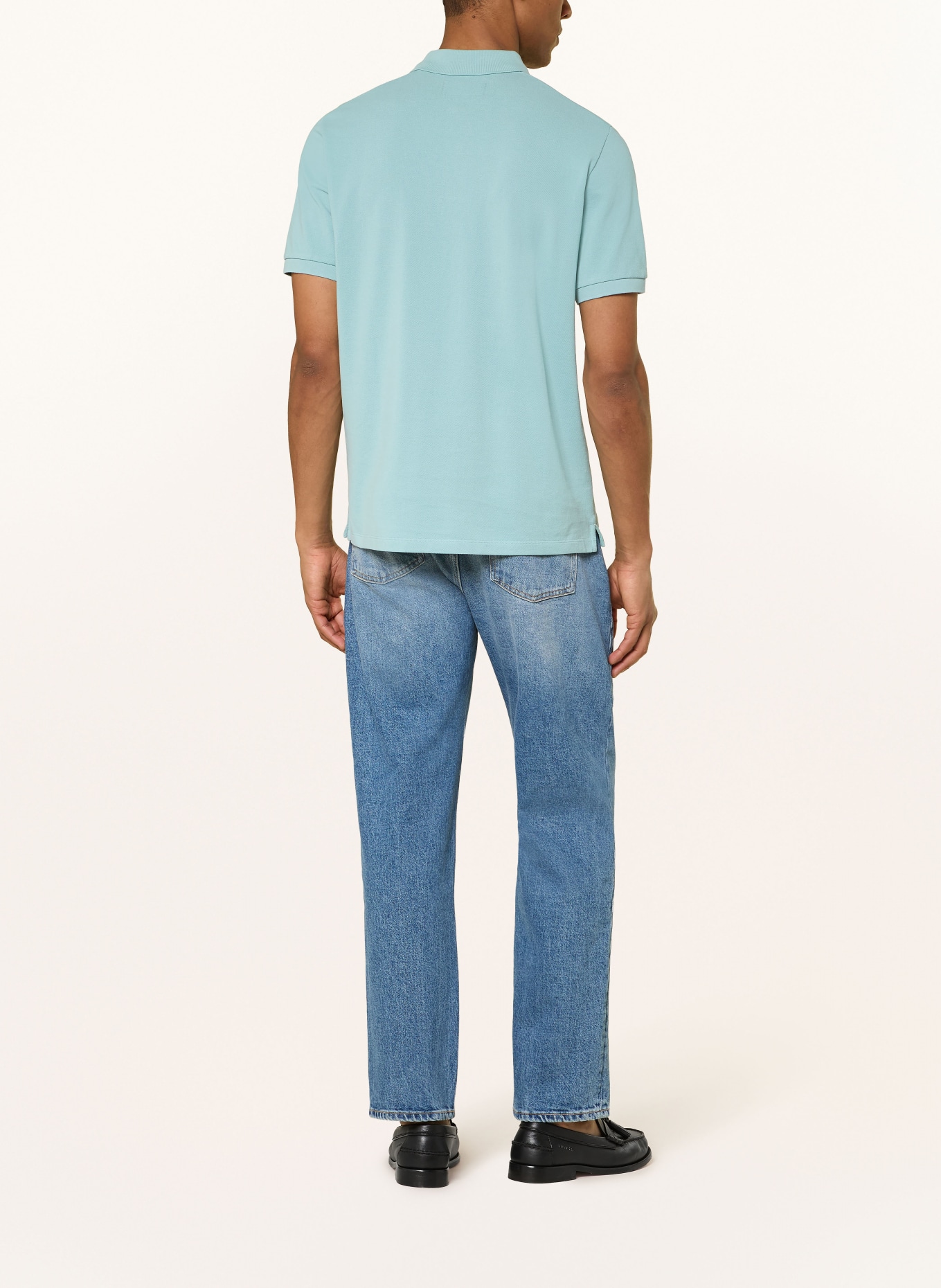 Marc O'Polo Koszulka polo z pikowanym wzorem Regular Fit: MIĘTOWY