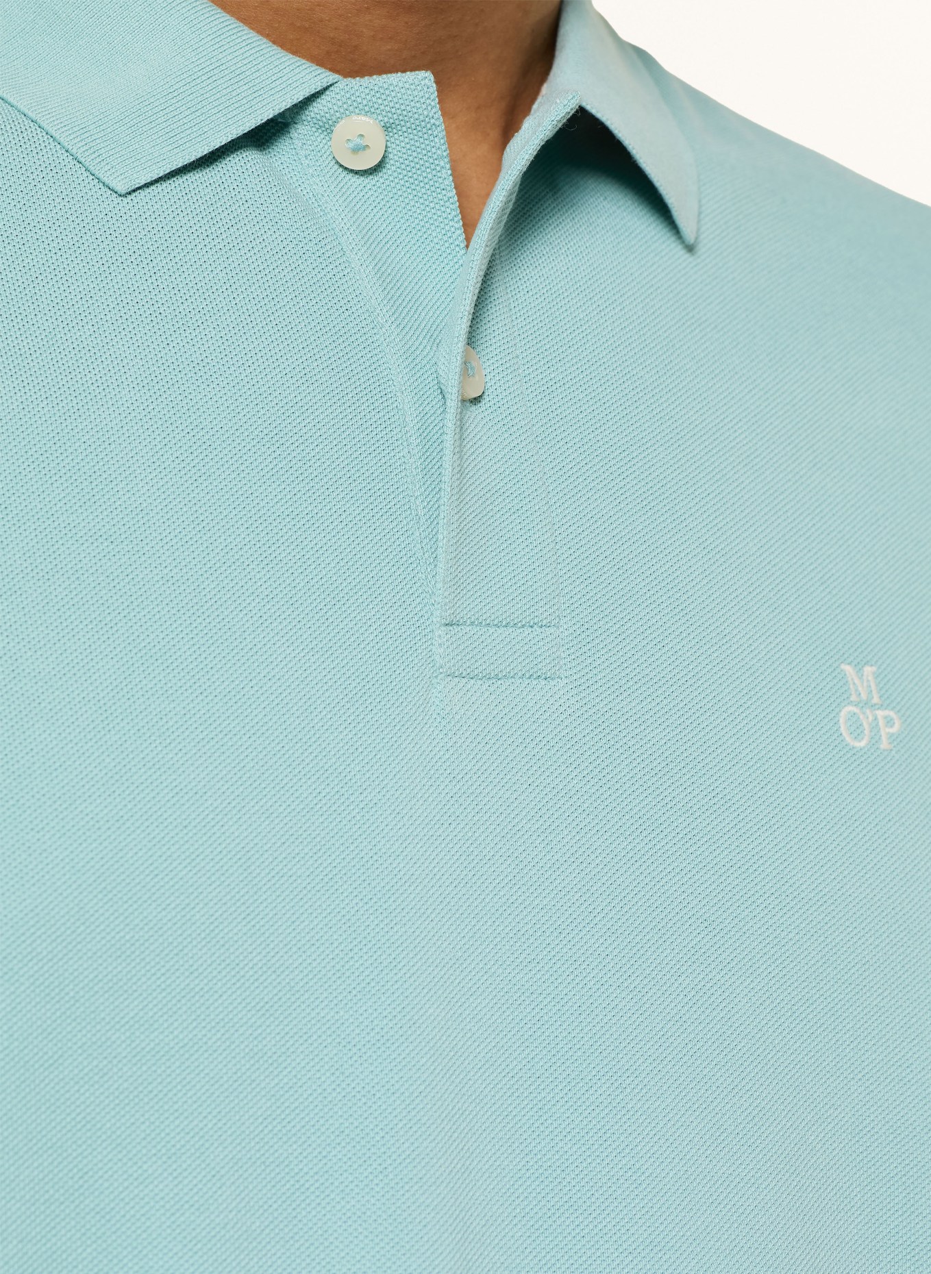 Marc O'Polo Koszulka polo z pikowanym wzorem Regular Fit: MIĘTOWY