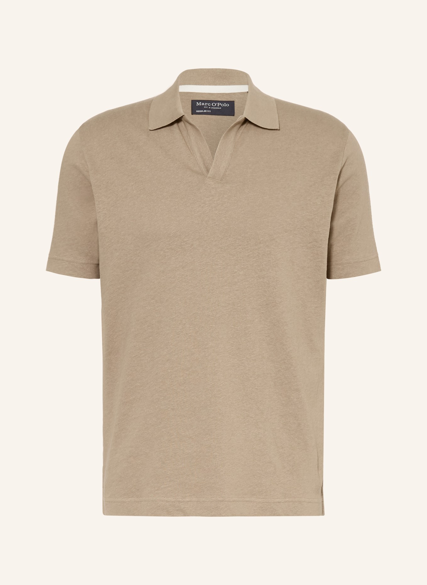 Marc O'Polo Koszulka polo z dżerseju o regularnym kroju: BEŻOWY
