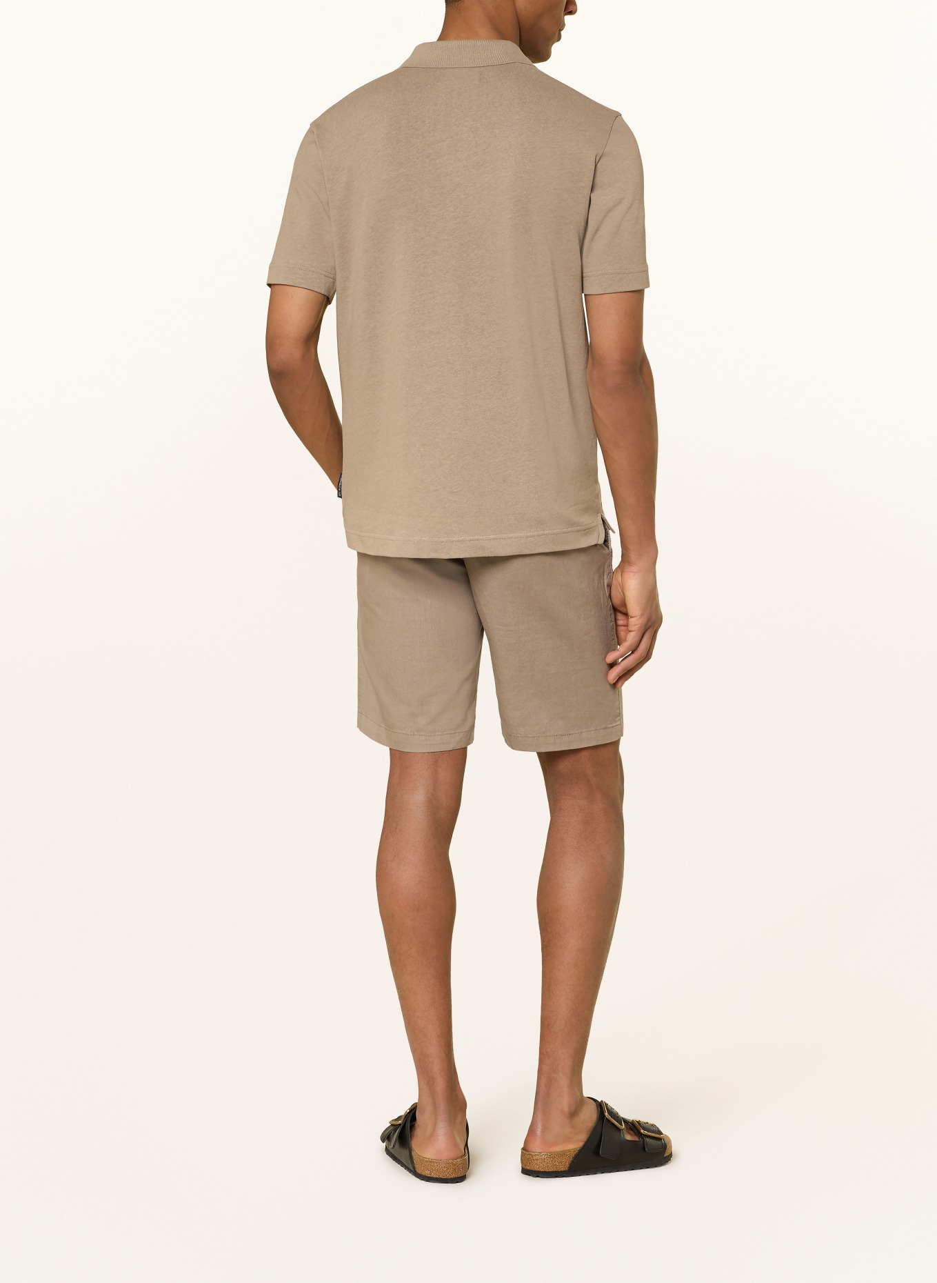 Marc O'Polo Koszulka polo z dżerseju o regularnym kroju: BEŻOWY