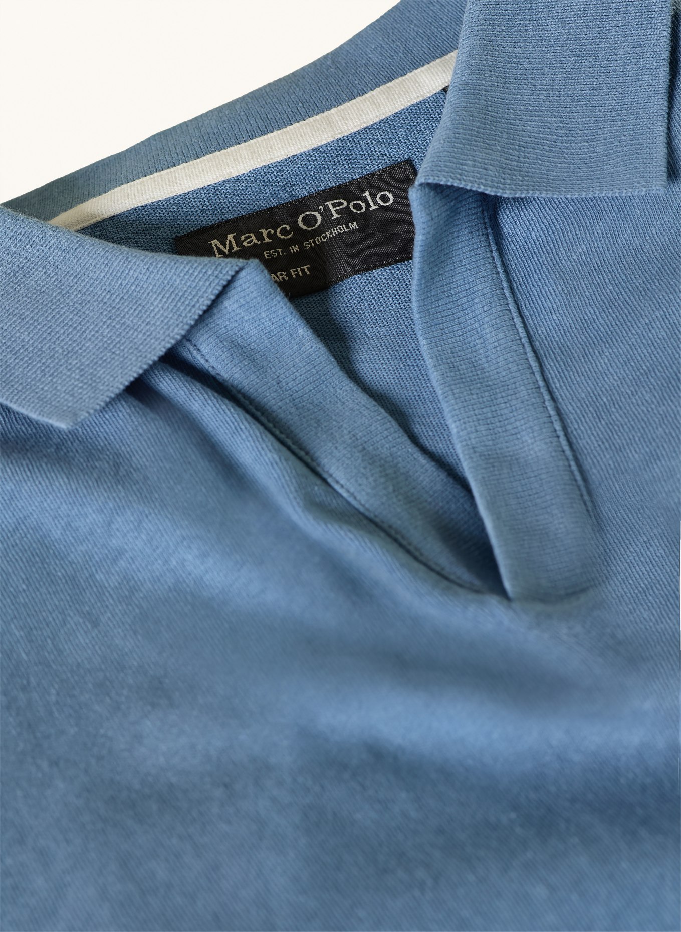 Marc O'Polo Regular fit jersey polo shirt: BLUE