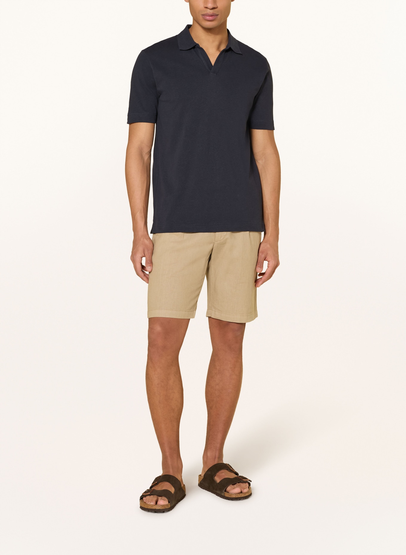 Marc O'Polo Jersey-Poloshirt Regular Fit: DUNKELBLAU