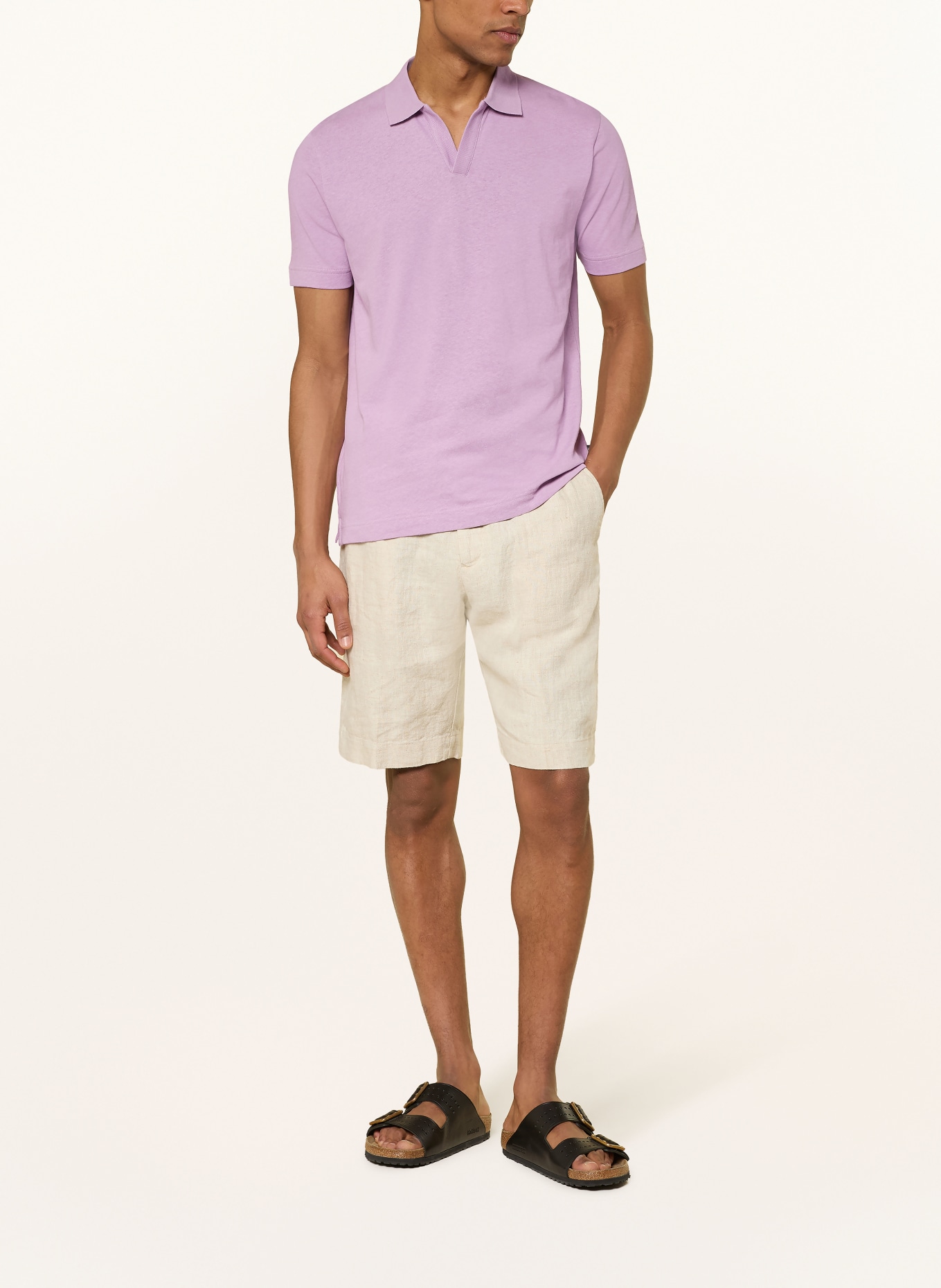 Marc O'Polo Polo en jersey coupe classique: ROSE