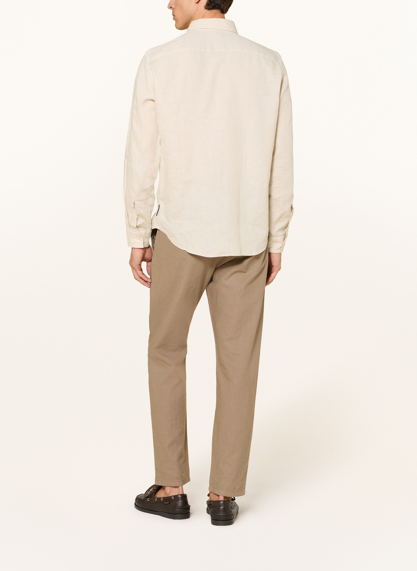 Marc O'Polo Leinenhemd Regular Fit: BEIGE