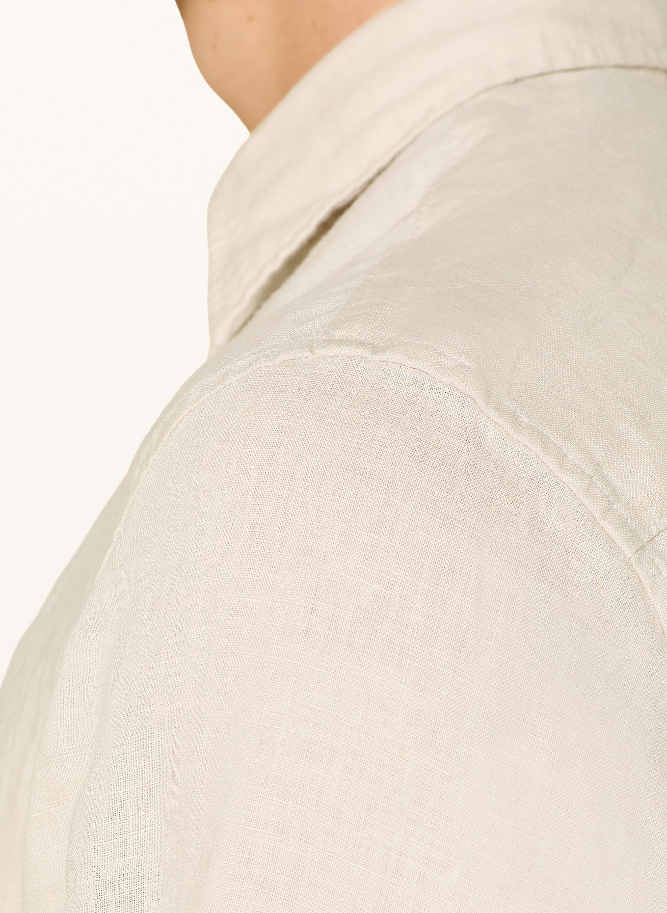 Marc O'Polo Leinenhemd Regular Fit: BEIGE