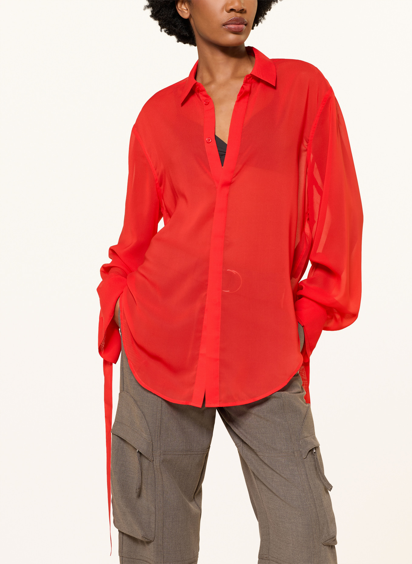 The Frankie Shop Overhemdblouse VERLIN: ROOD