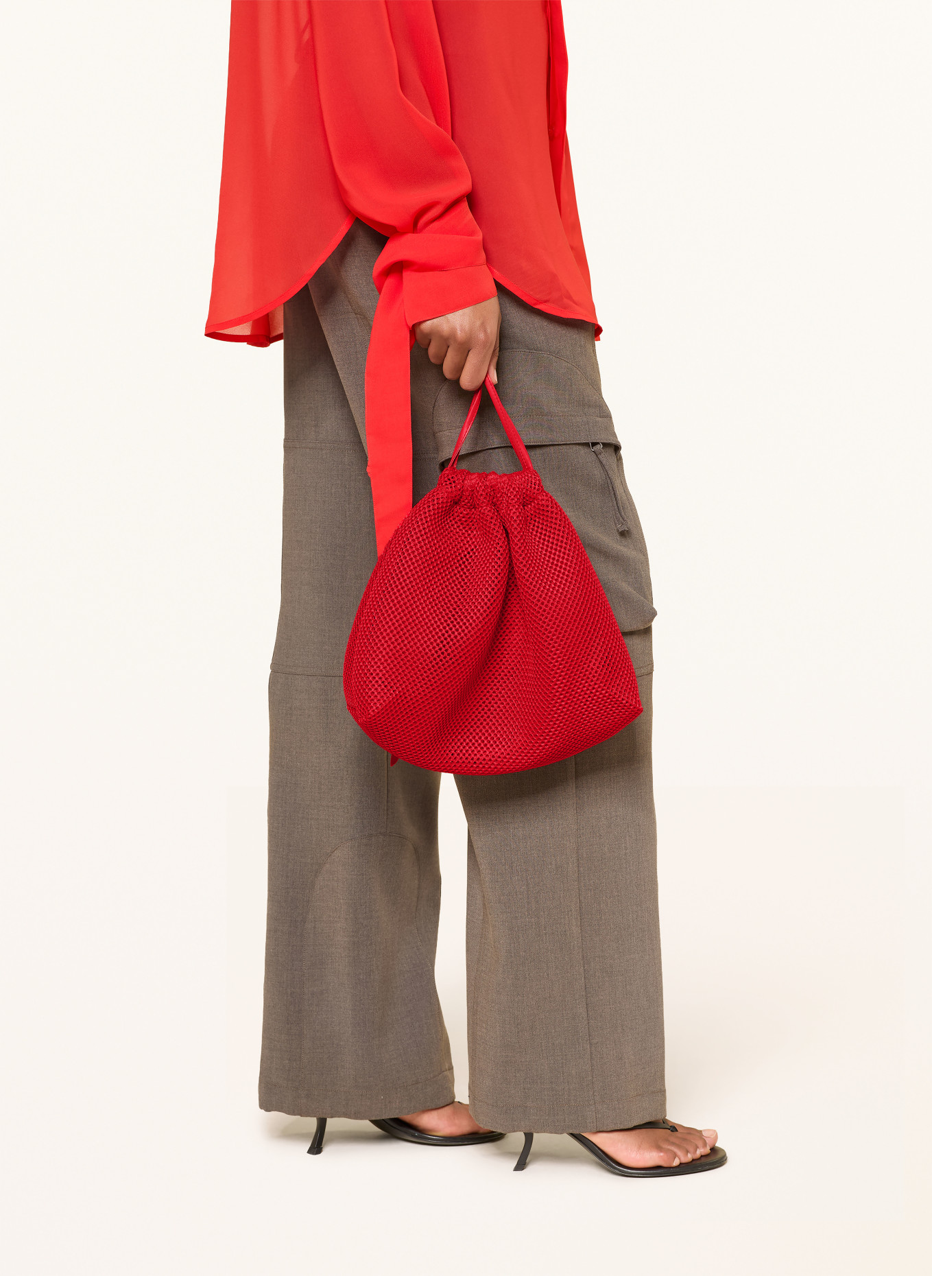 The Frankie Shop Beuteltasche MORGAN: ROT