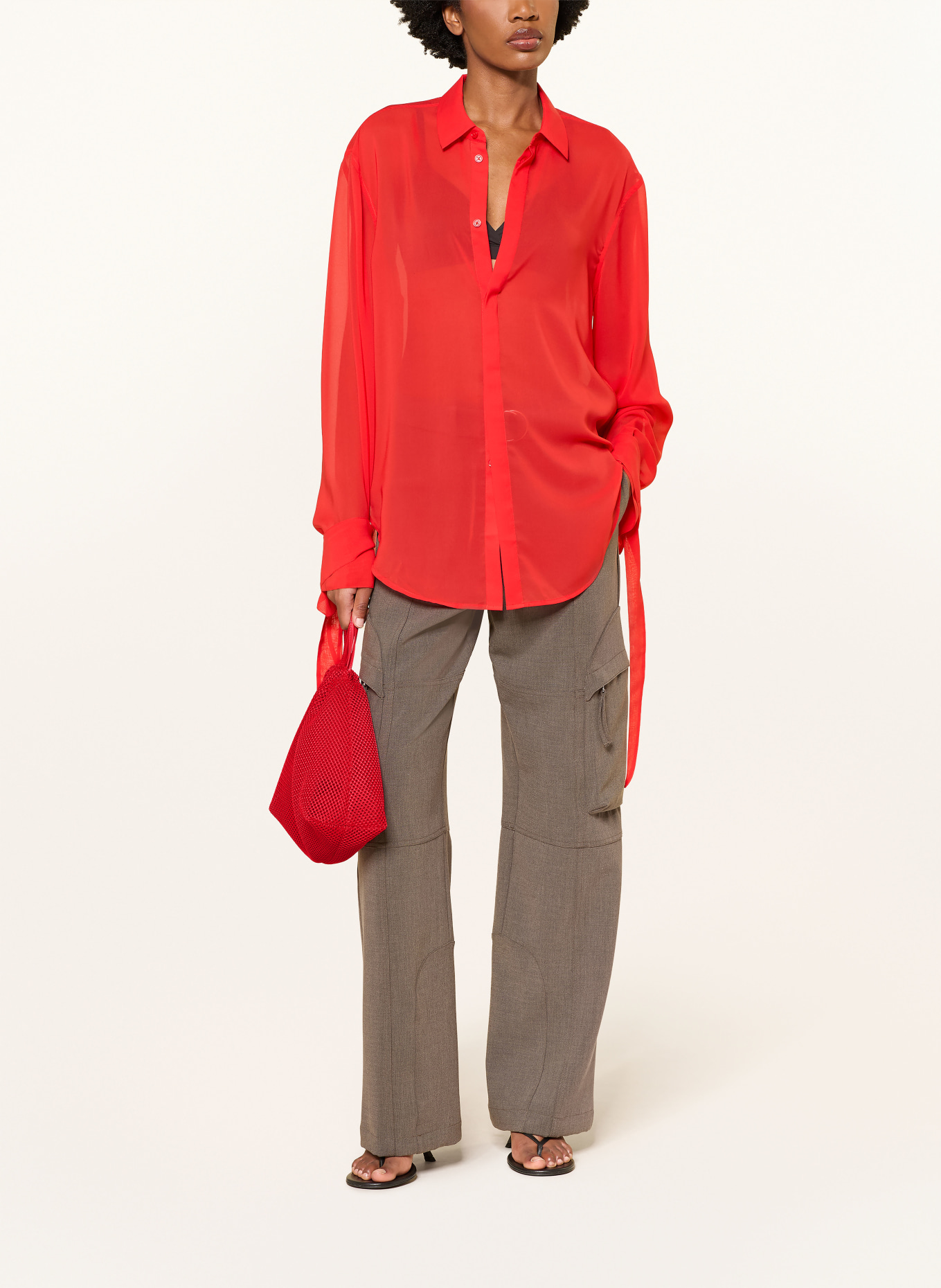 The Frankie Shop Beuteltasche MORGAN: ROT