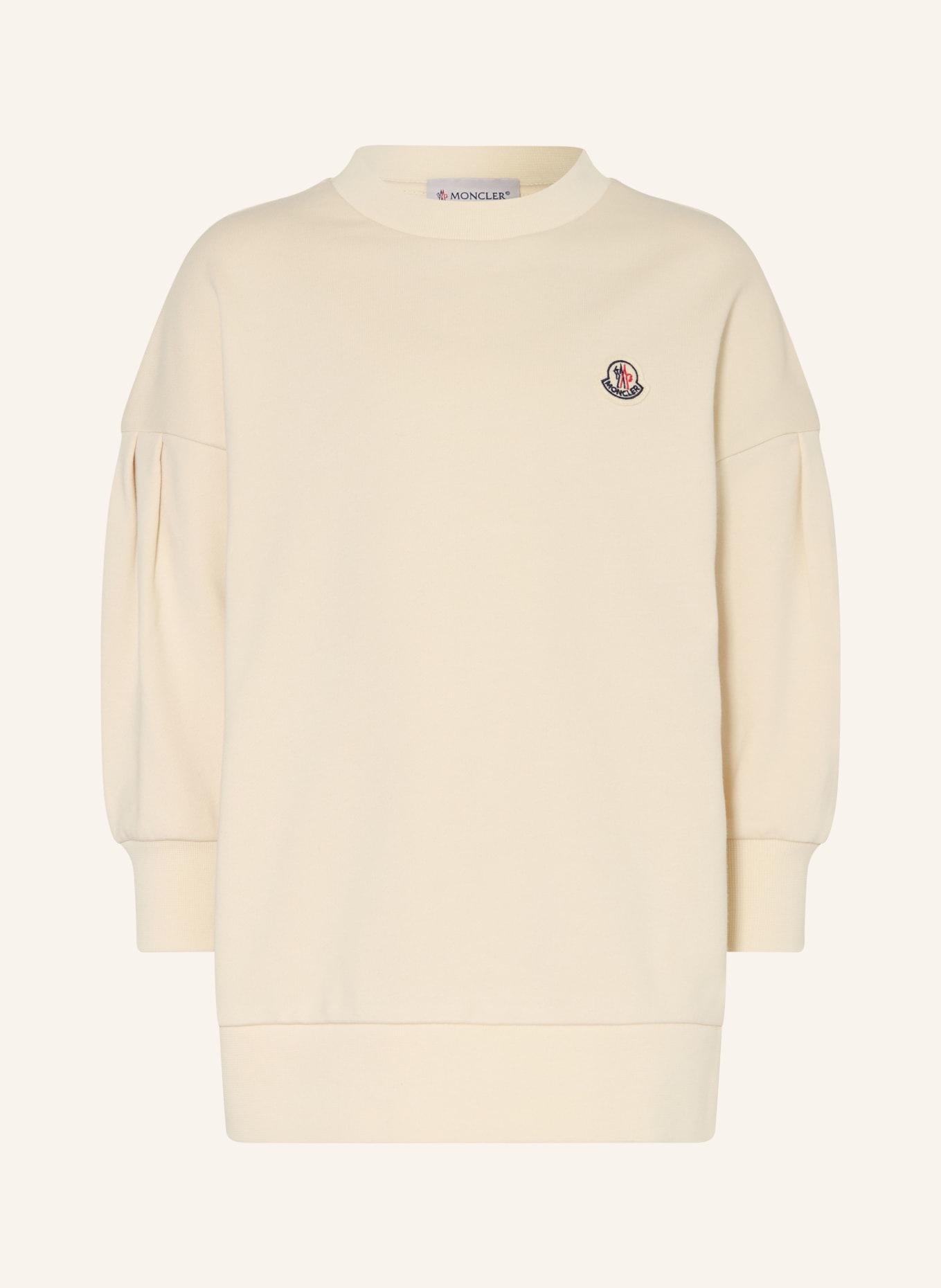 MONCLER enfant sukienka dresowa: KREMOWY