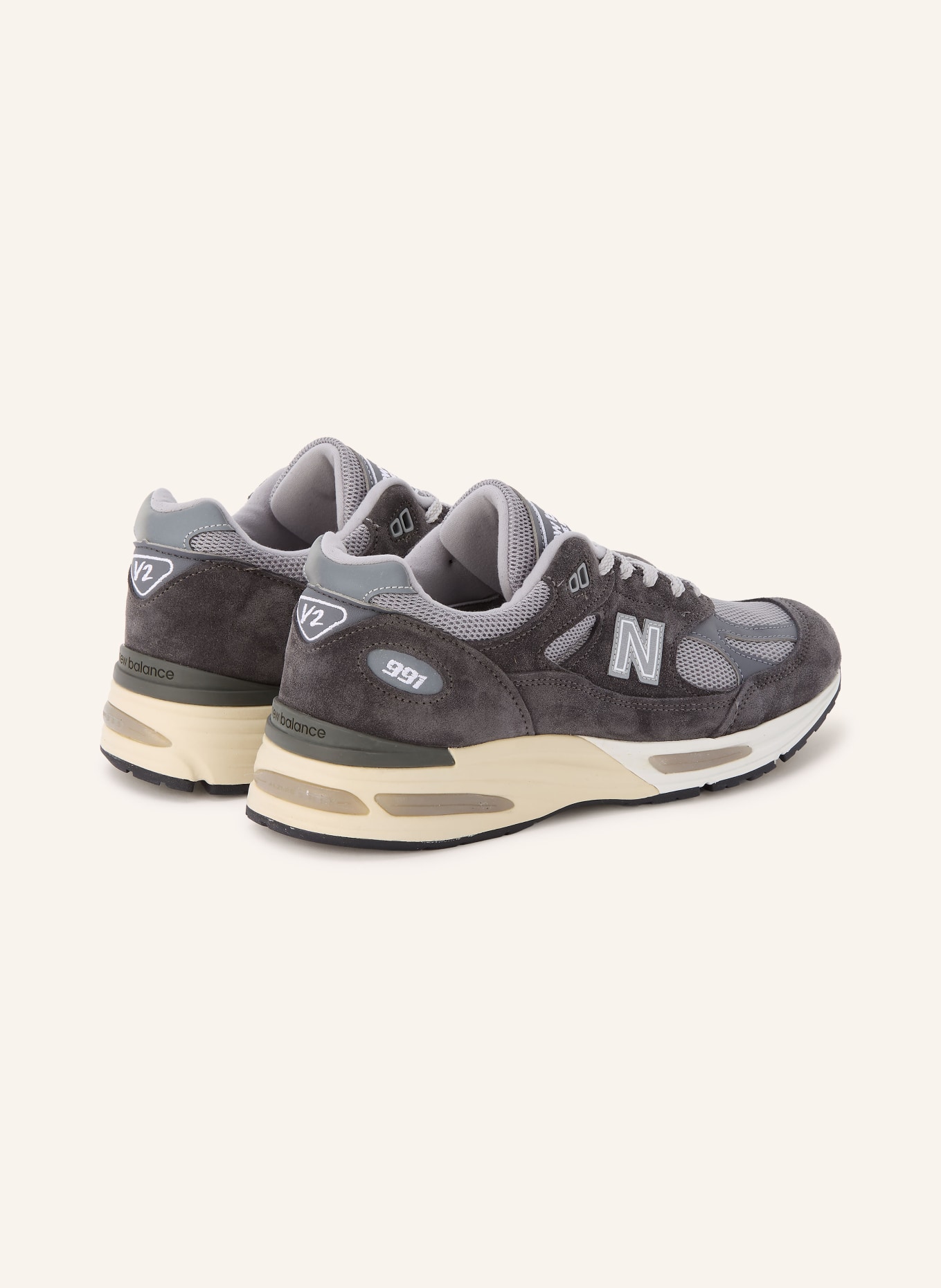 new balance Baskets 991: GRIS FONCÉ