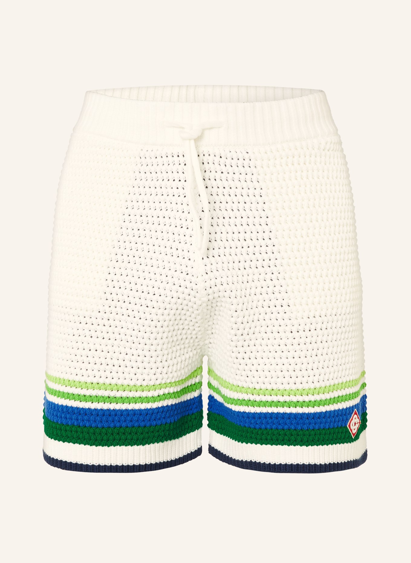Casablanca szorty z dzianiny: BIAŁY / ZIELONY / NIEBIESKI