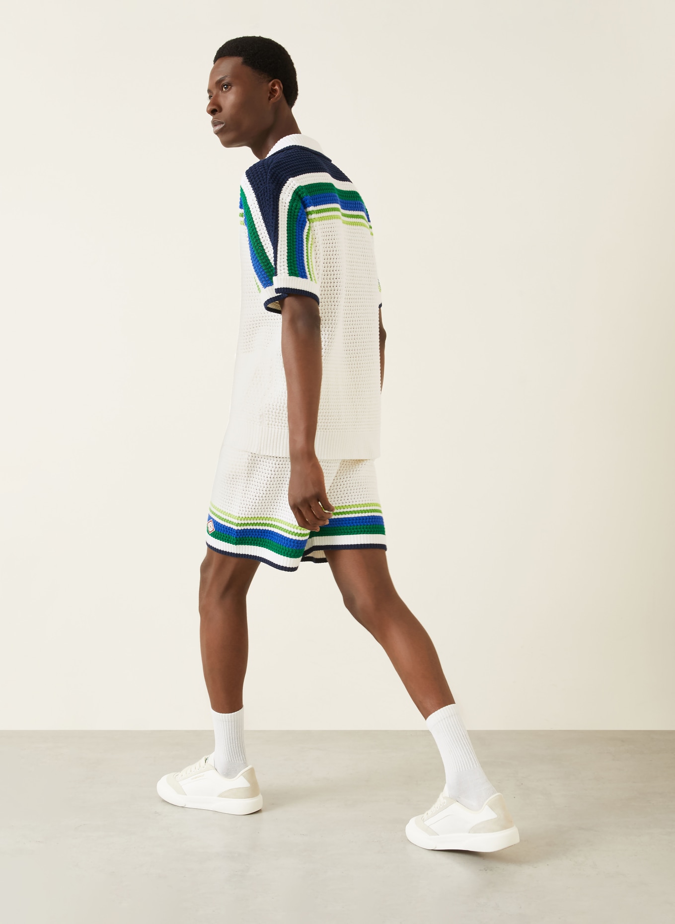 Casablanca szorty z dzianiny: BIAŁY / ZIELONY / NIEBIESKI