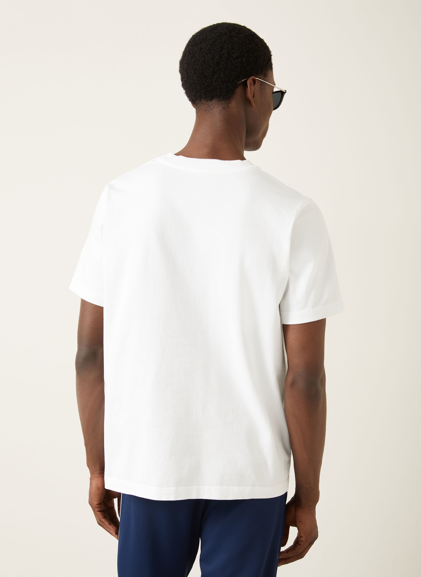 Casablanca T-Shirt: WEISS / ROSA / HELLGRÜN