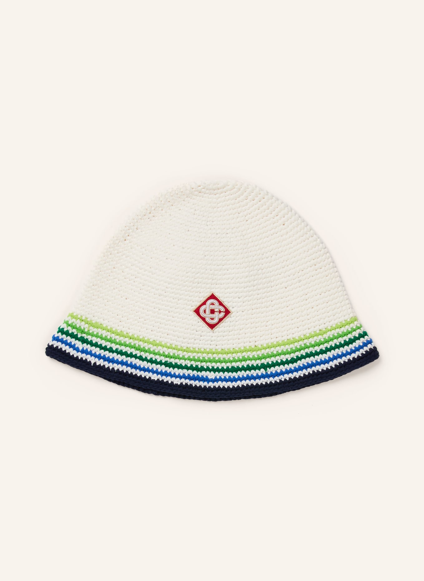 Casablanca Bucket-Hat: WEISS / GRÜN / BLAU