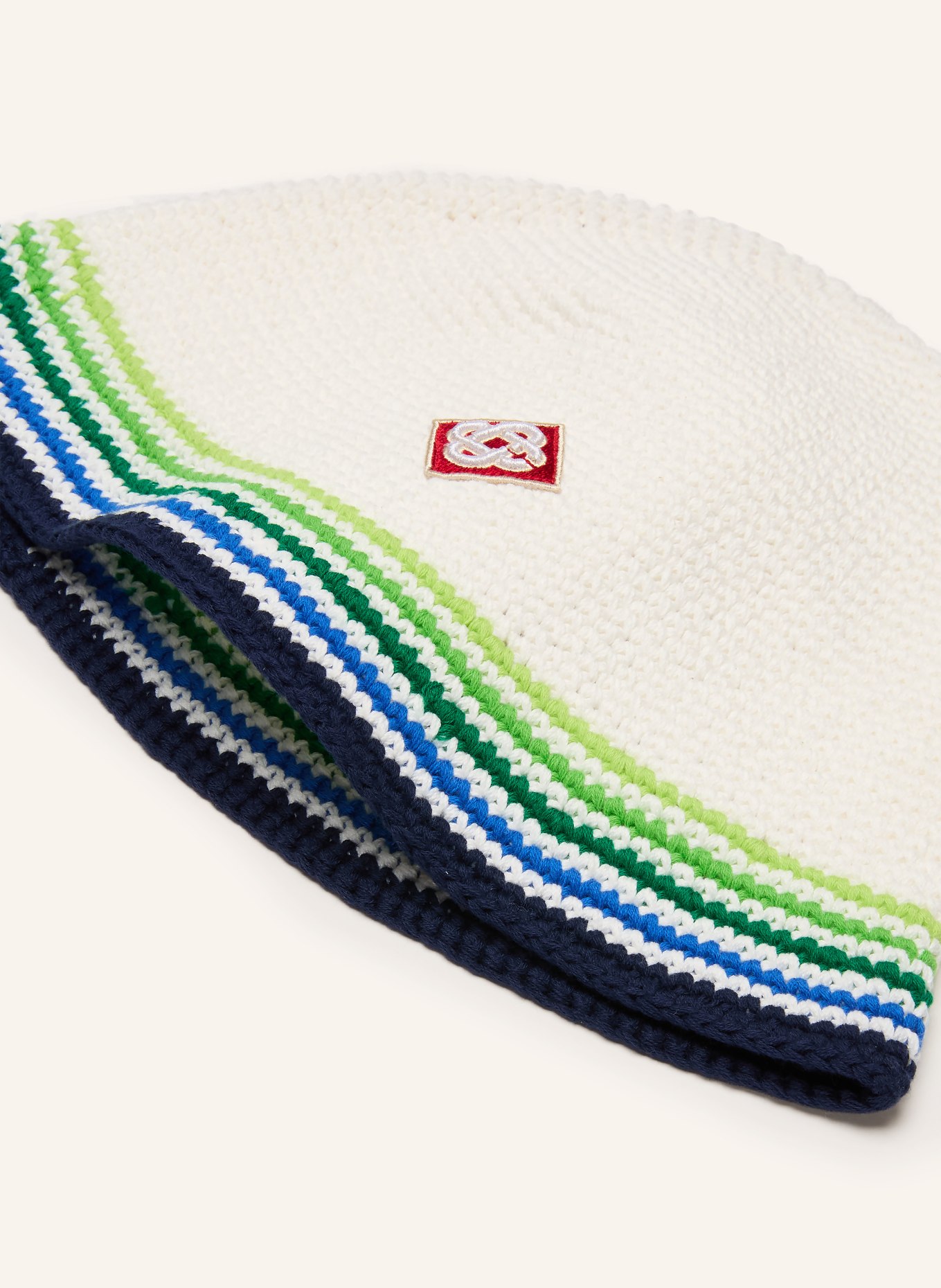 Casablanca Bucket-Hat: WEISS / GRÜN / BLAU