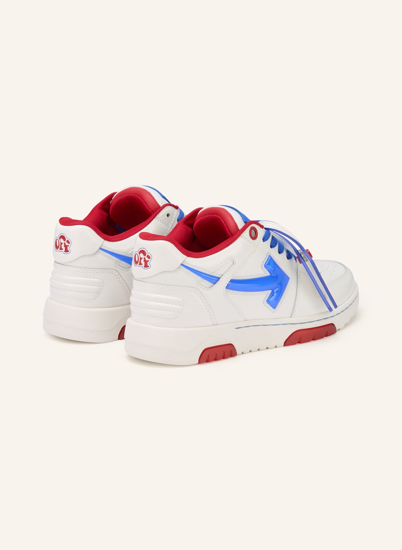 Off-White Sneaker OUT OF OFFICE: WEISS / ROT / BLAU