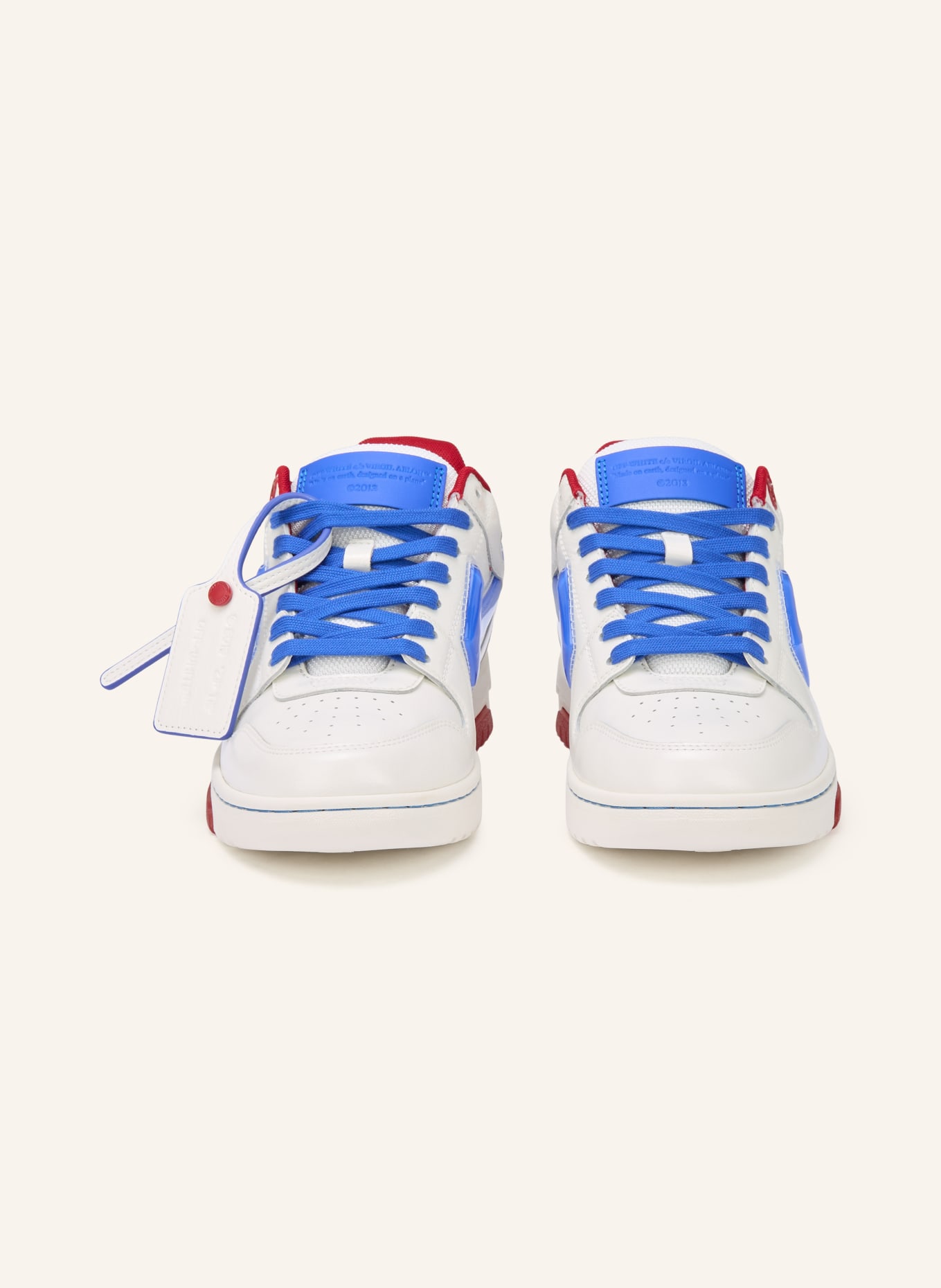 Off-White Sneaker OUT OF OFFICE: WEISS / ROT / BLAU