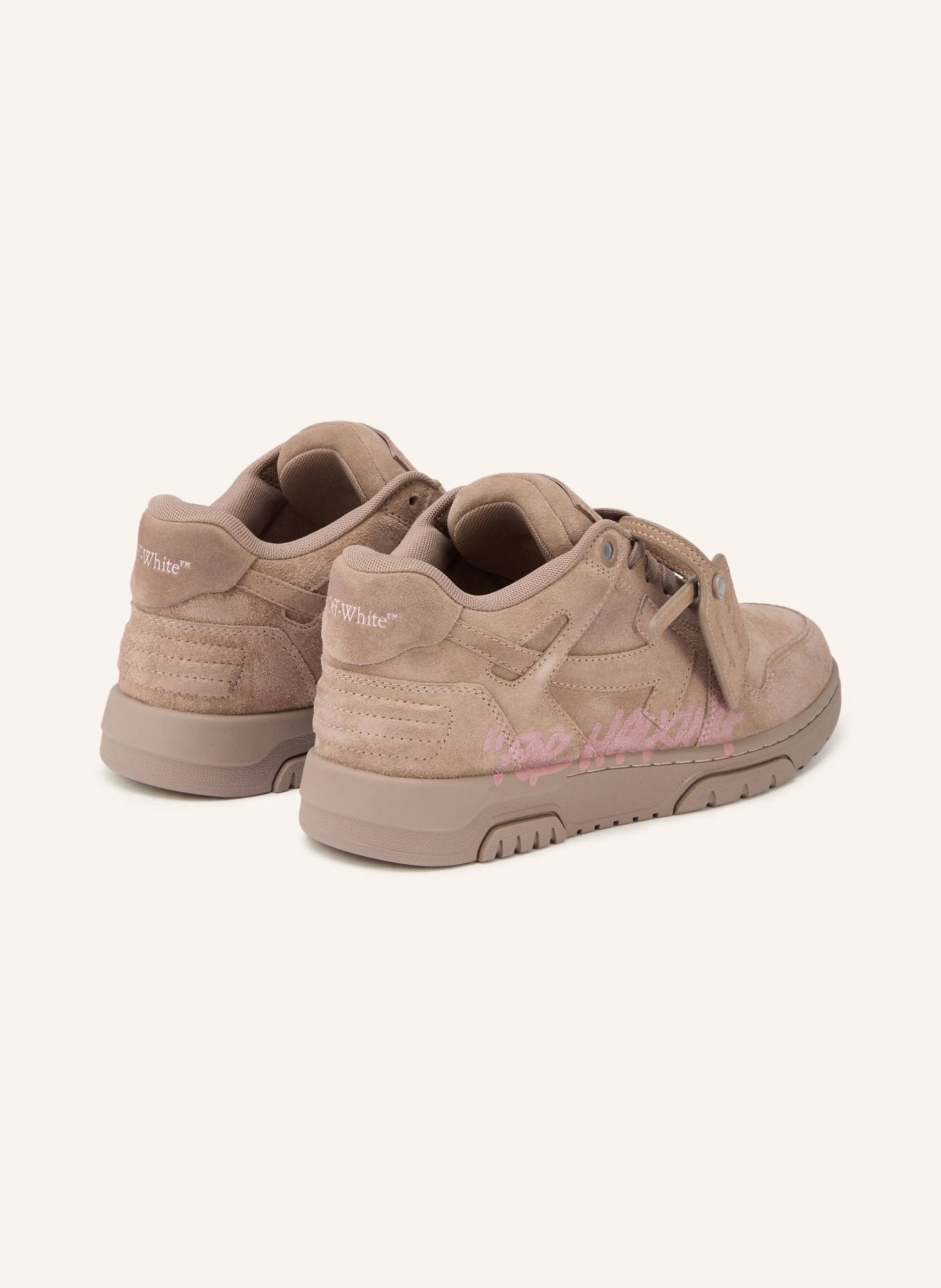 Off-White Sneaker OUT OF OFFICE: TAUPE / ROSA