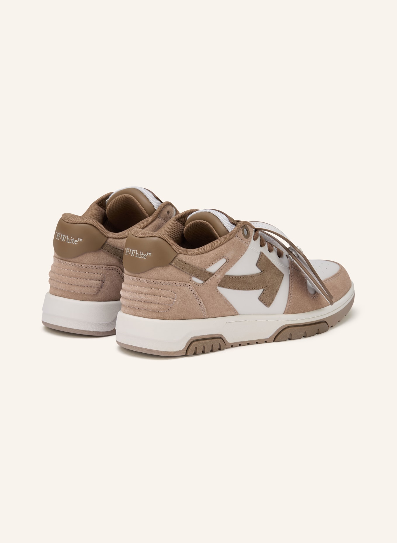 Off-White Sneaker OUT OF OFFICE: TAUPE / HELLGRAU
