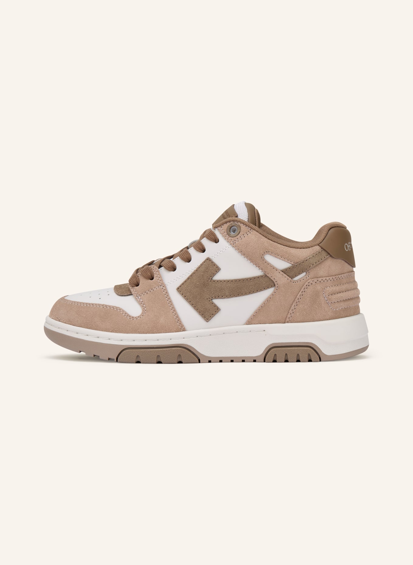 Off-White Sneaker OUT OF OFFICE: TAUPE / HELLGRAU