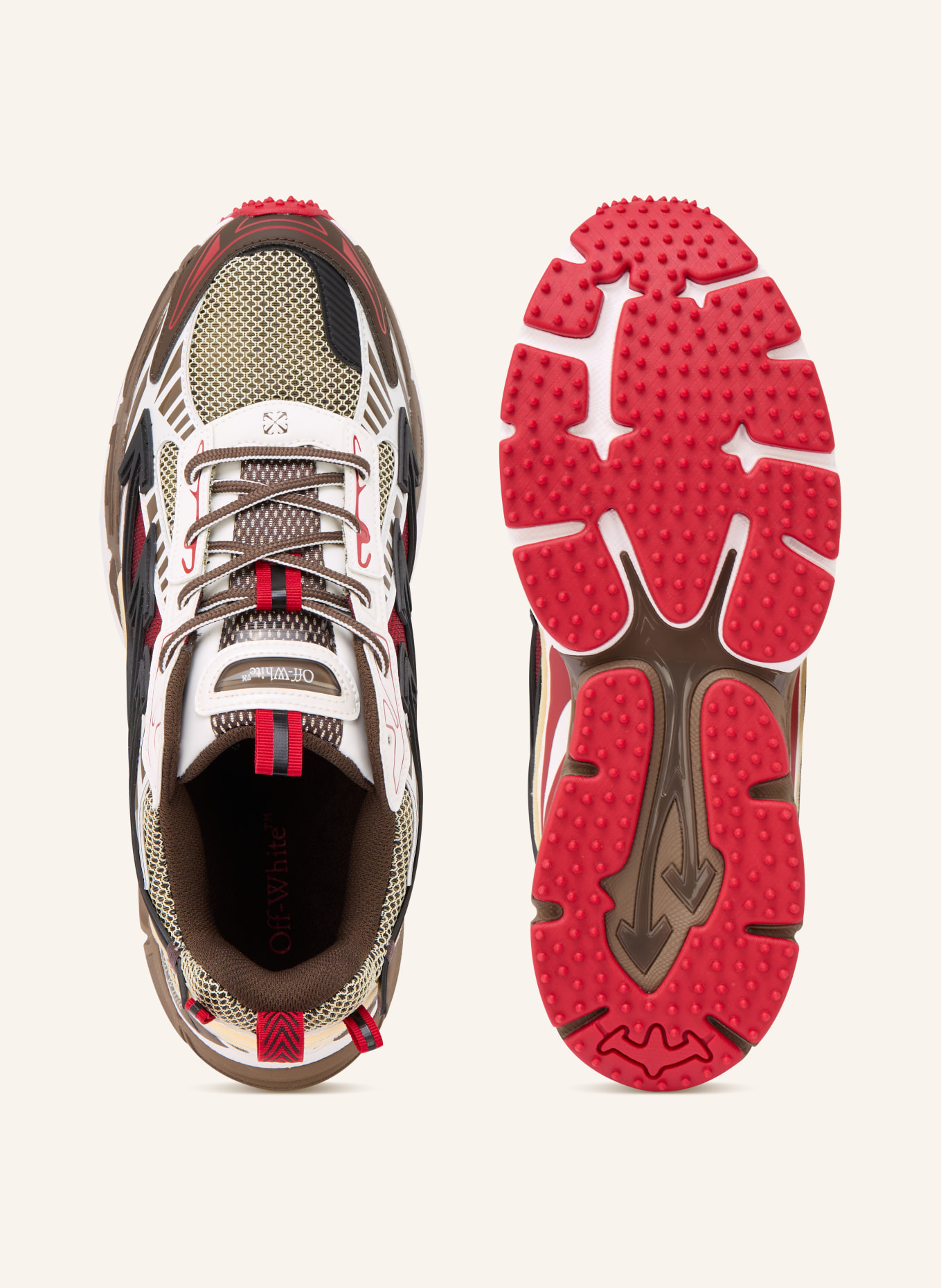 Off-White Sneaker BE RIGHT BACK: ROT / WEISS / SCHWARZ